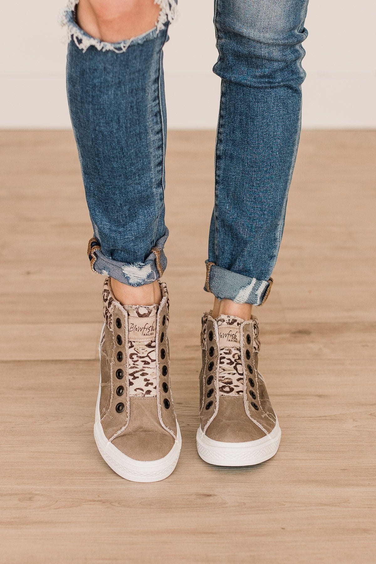 Blowfish Kora Sneakers- Cream Coffee Smoked - Image 2