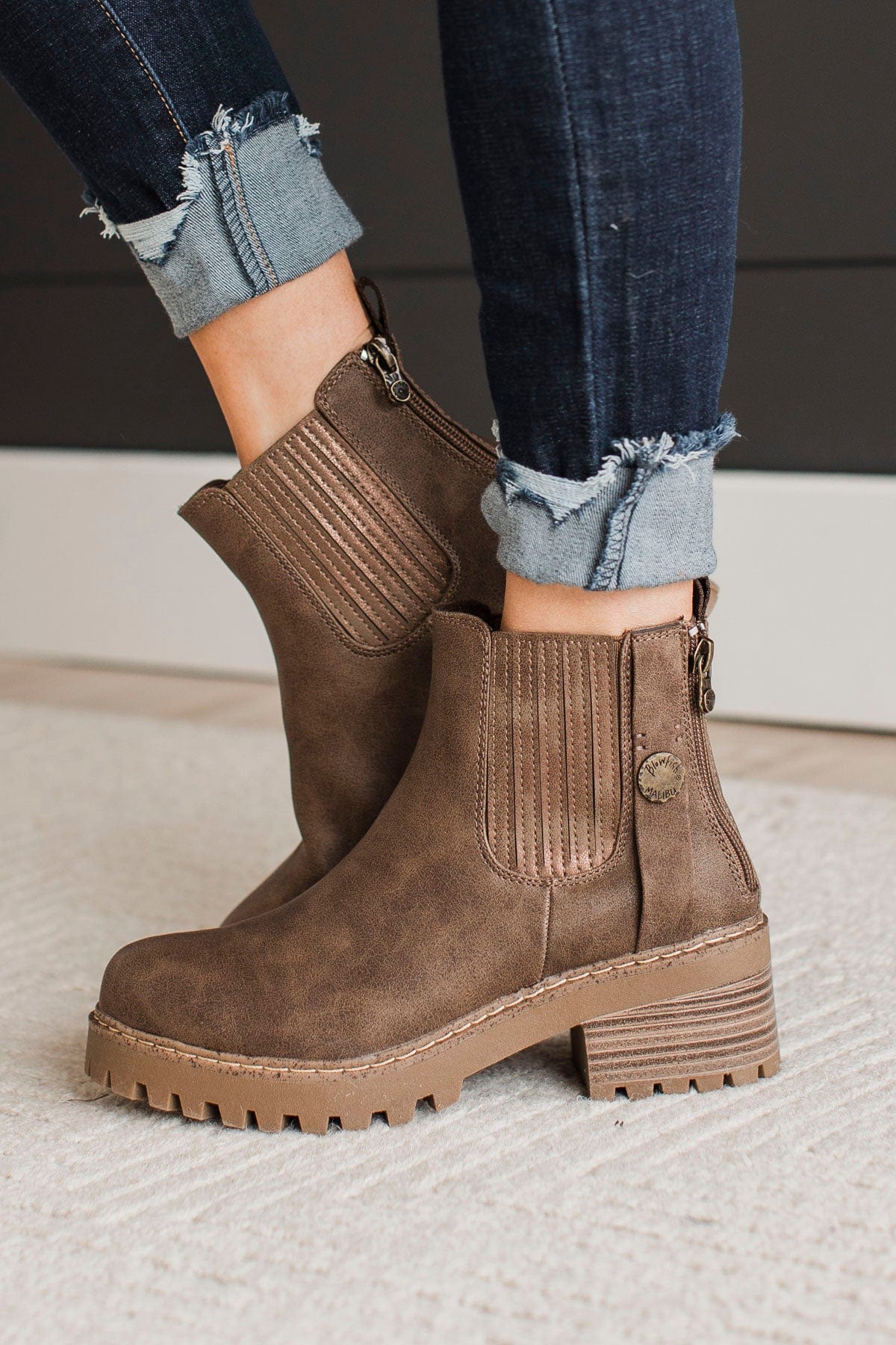 Blowfish Layten Boots- Taupe Prospector - Image 3
