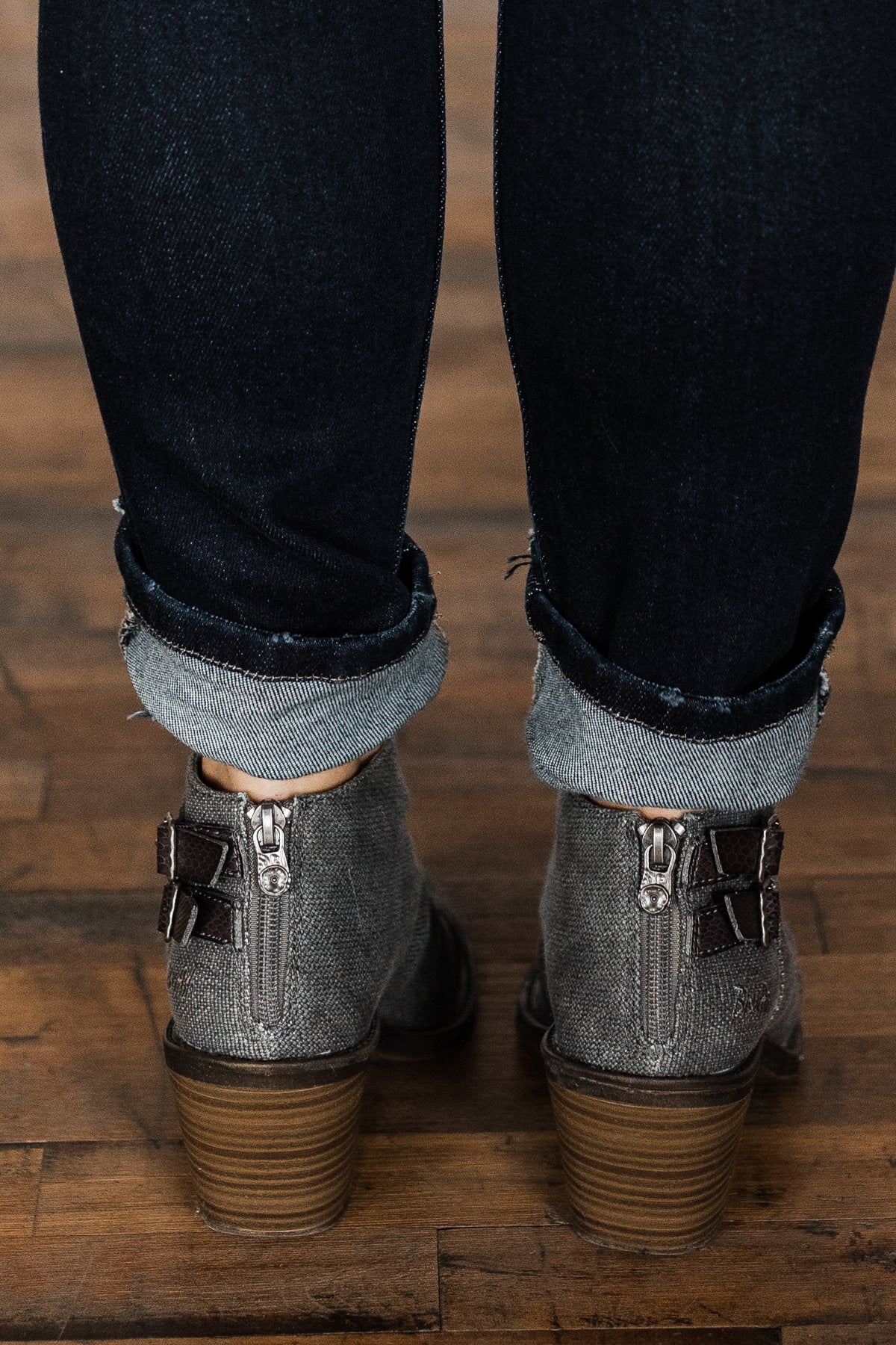 Blowfish Leben Booties- Duffle Grey - Image 4