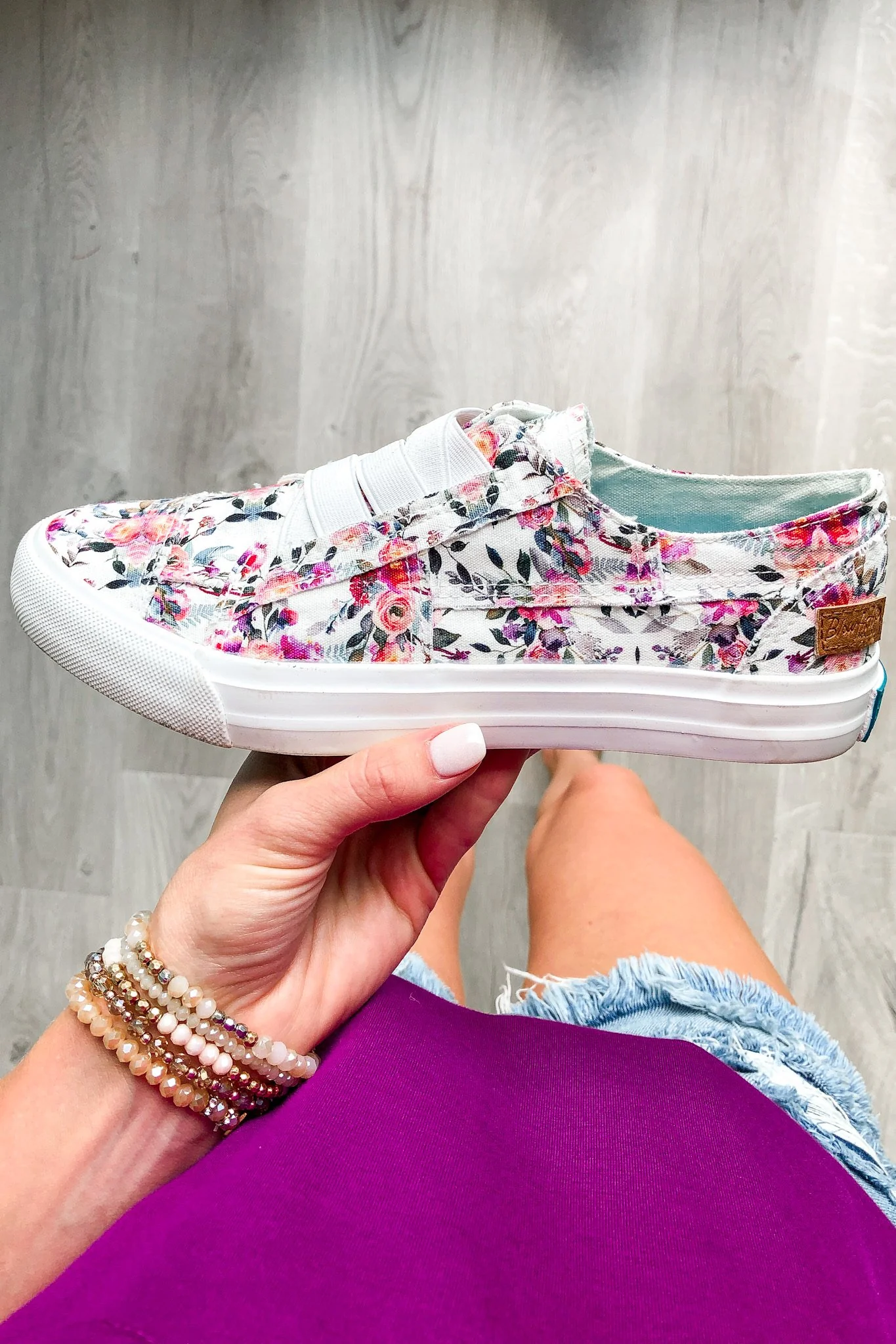 Blowfish Marley Sneakers- Off White Winter Romance - Image 2