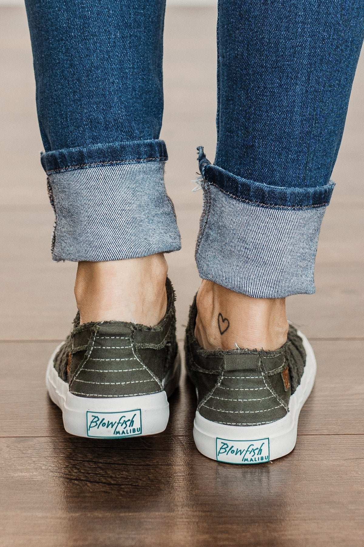 Blowfish Parlane Braided Canvas Sneakers- Desert Sage - Image 7