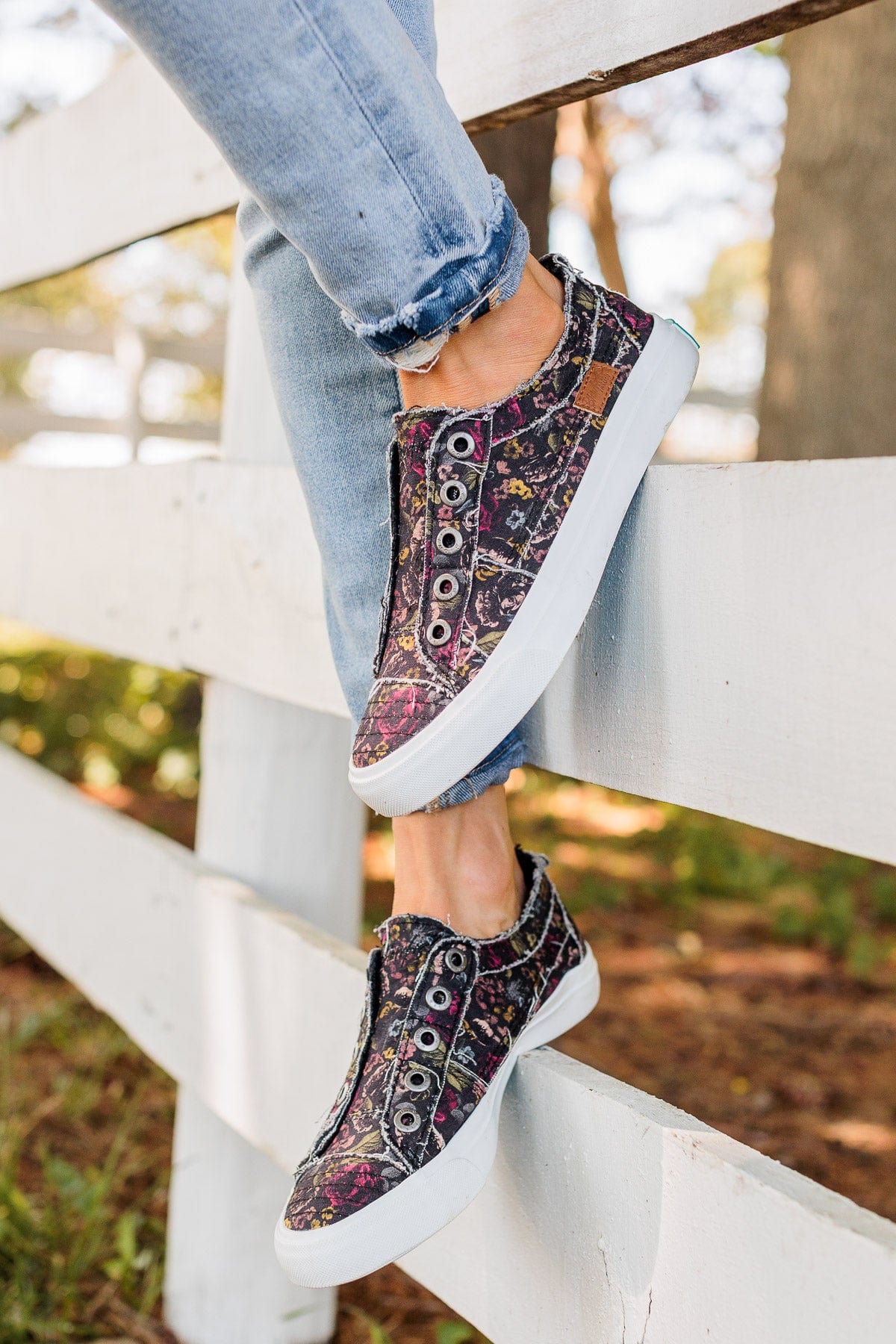 Blowfish Play Sneakers- Black Smashing Floral - Image 4