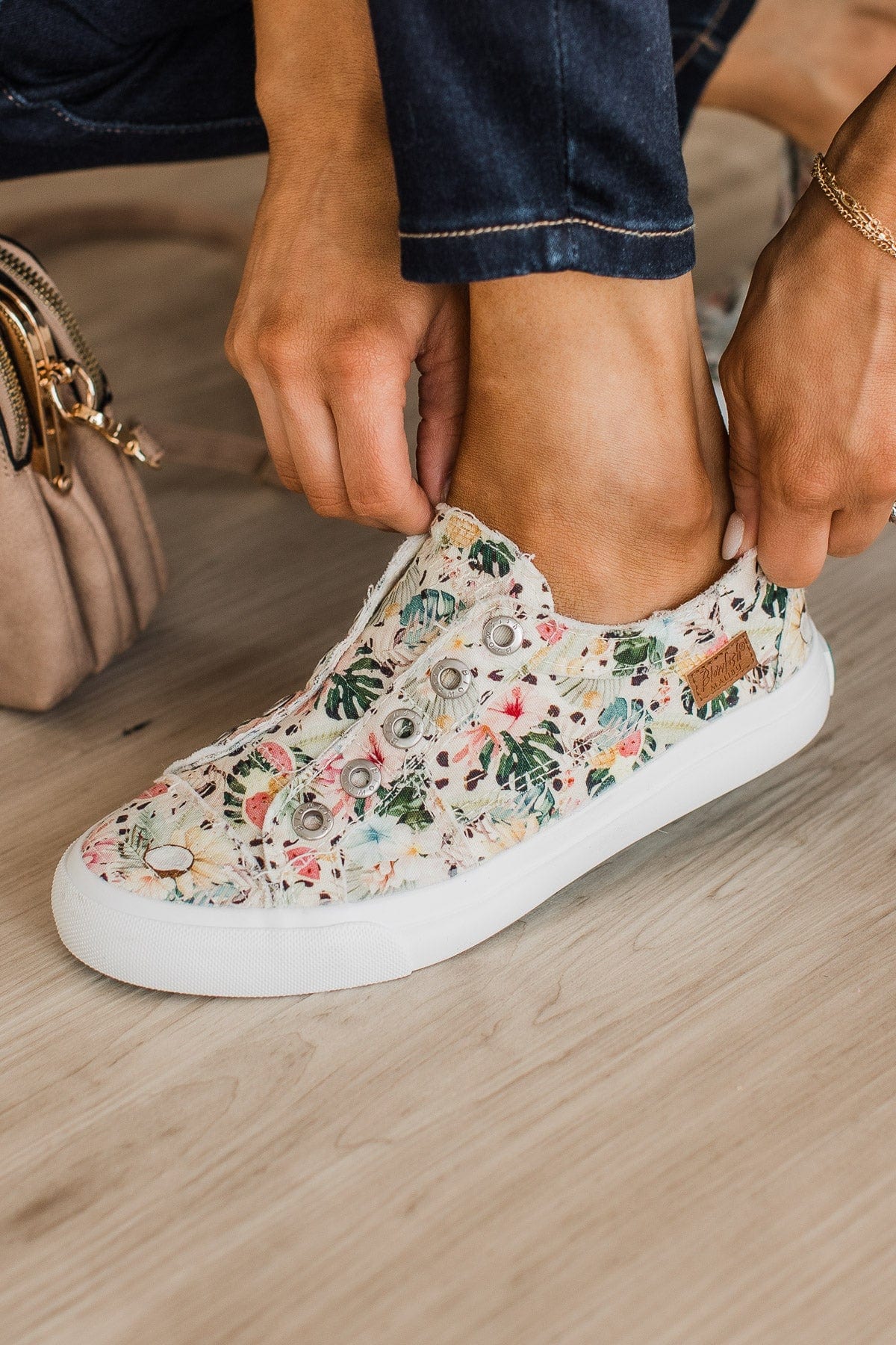 Blowfish Play Sneakers- Cream Maui Mania - Image 3