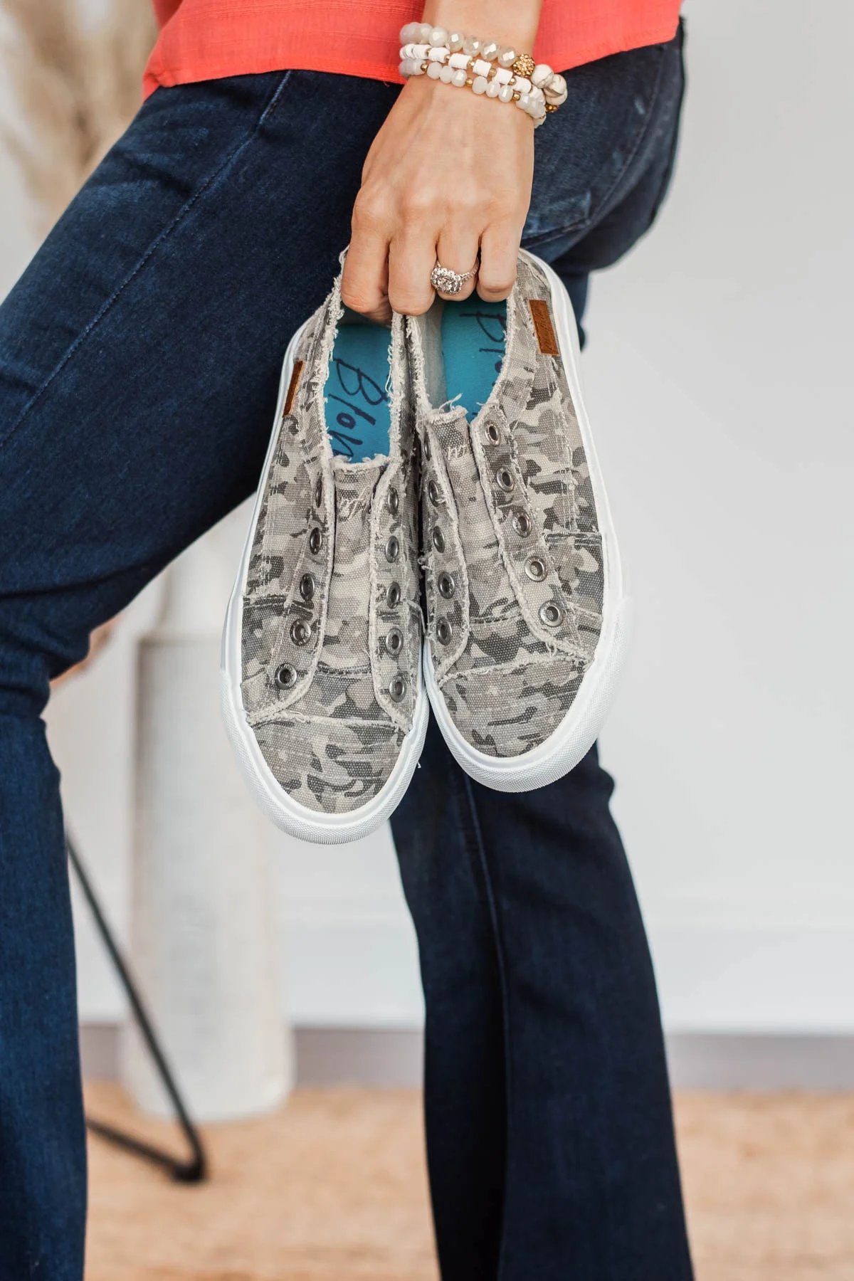 Blowfish Play Sneakers- Gray Love Not War - Image 6