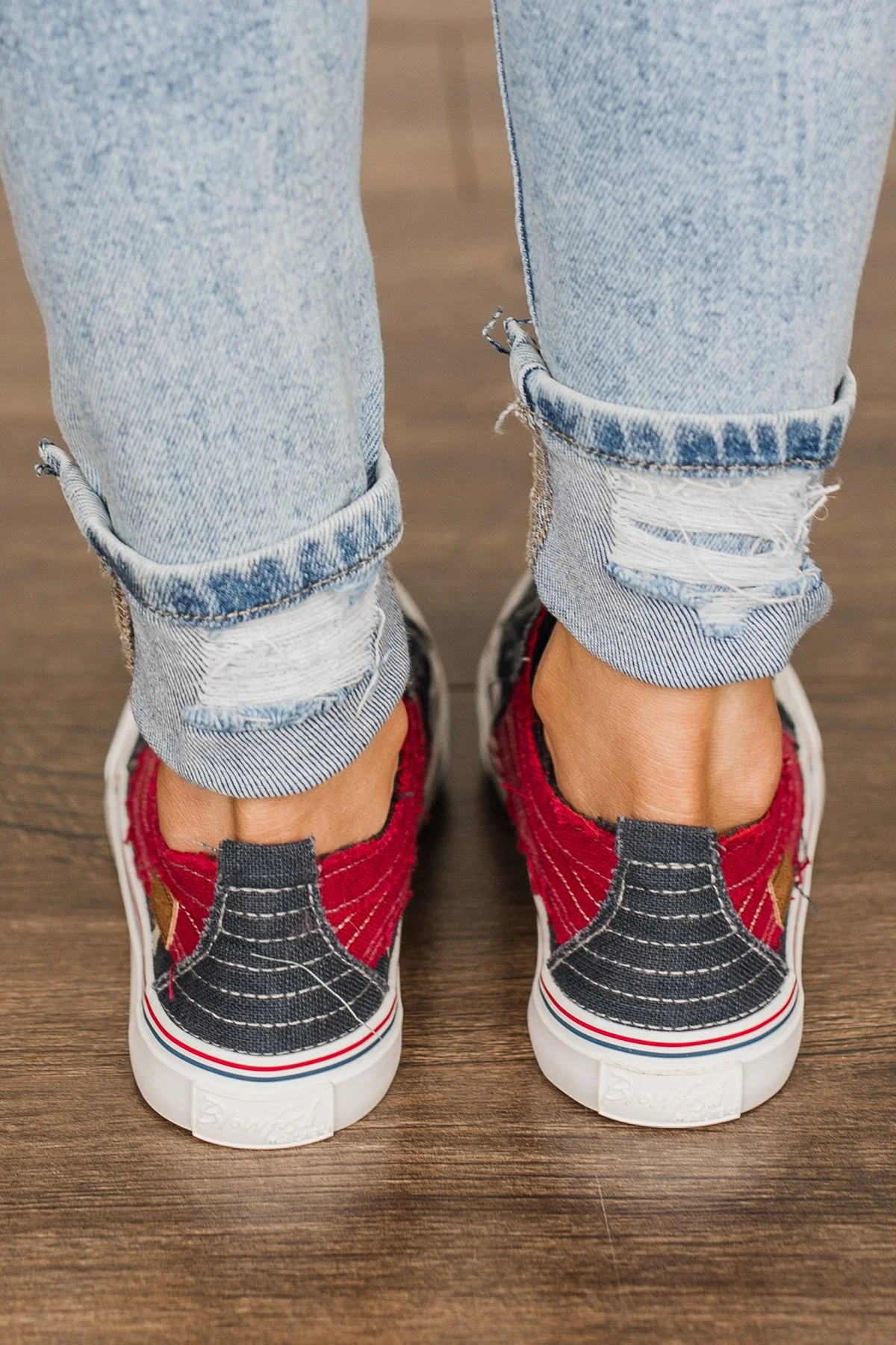 Blowfish Play Sneakers- Navy Star Print - Image 7