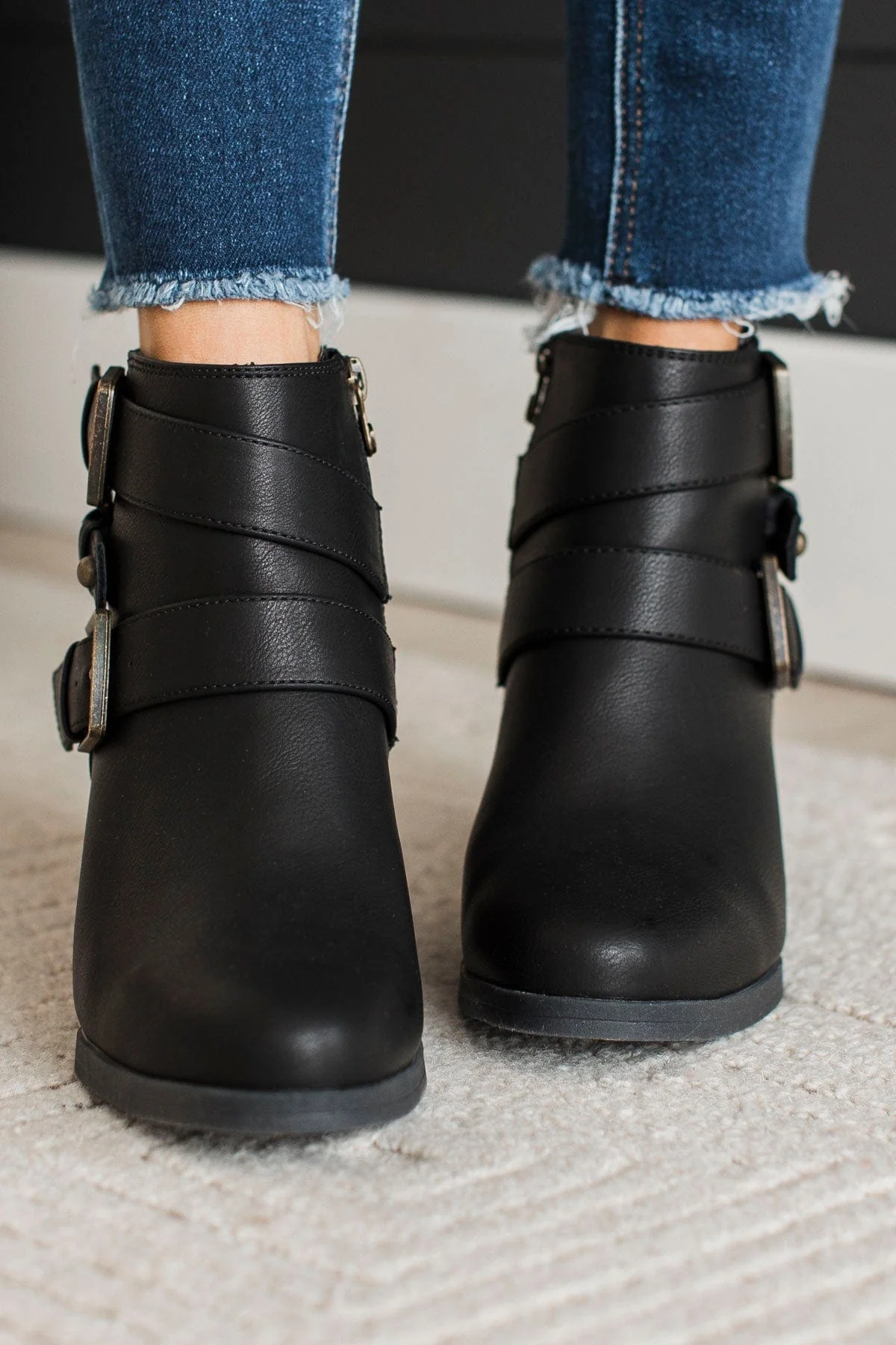 Blowfish Pomela Wedge Boots- Black Local Sheriff - Image 4
