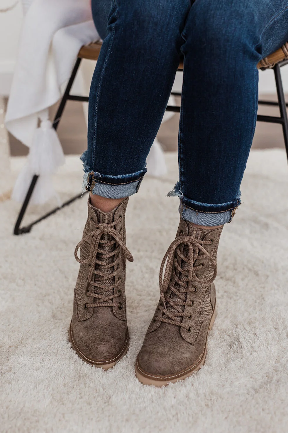 Blowfish Reilly Combat Boot- Seamushroom Roadtrip - Image 3