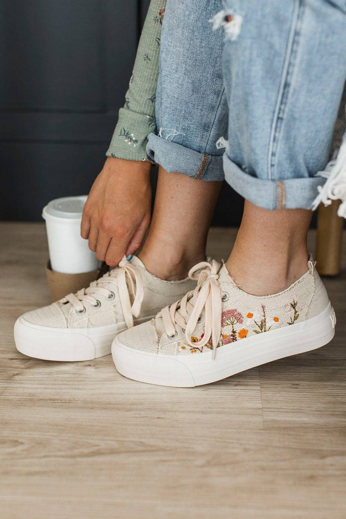 Blowfish Sadie-Sun Sneakers- Cream