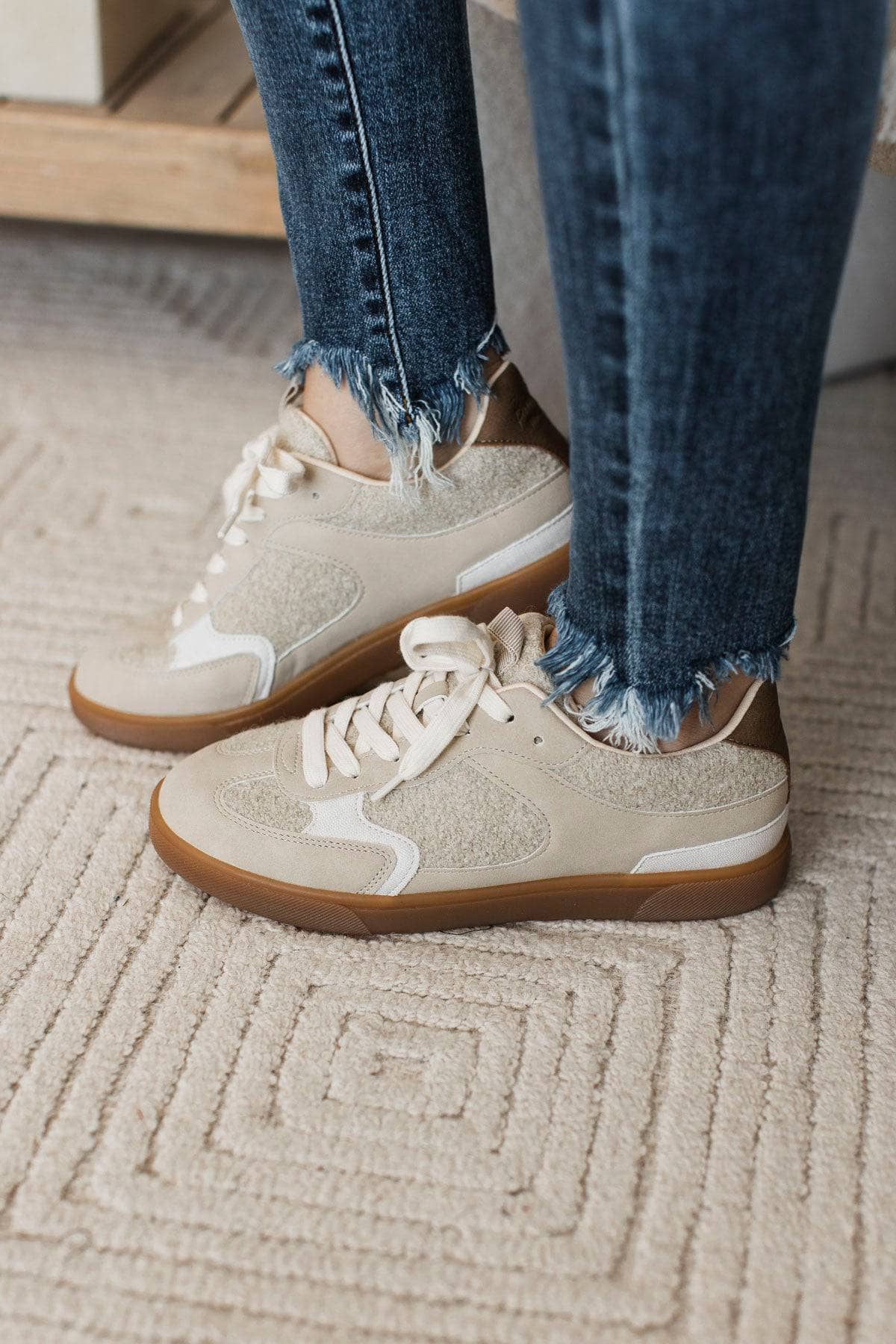 Blowfish Tastic Sneakers- Oatmeal Tan - Image 3