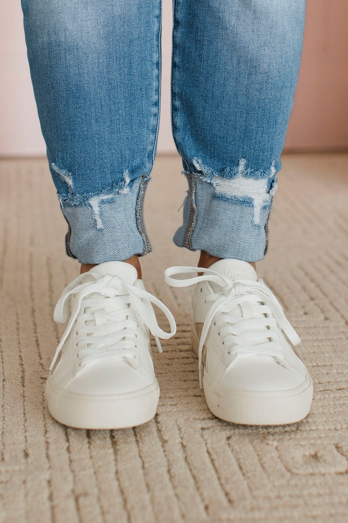 Blowfish Vice Sneakers- White Ella/Gold Voyager - Image 3