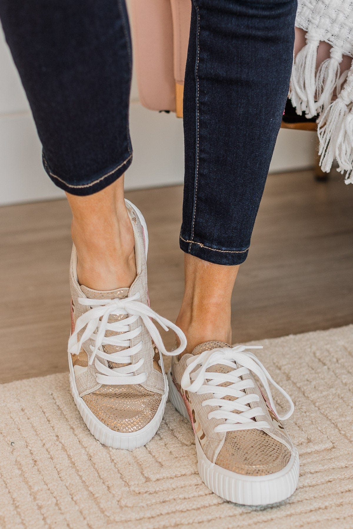 Blowfish Willa Sneakers- Cement/Cream/Camo - Image 2