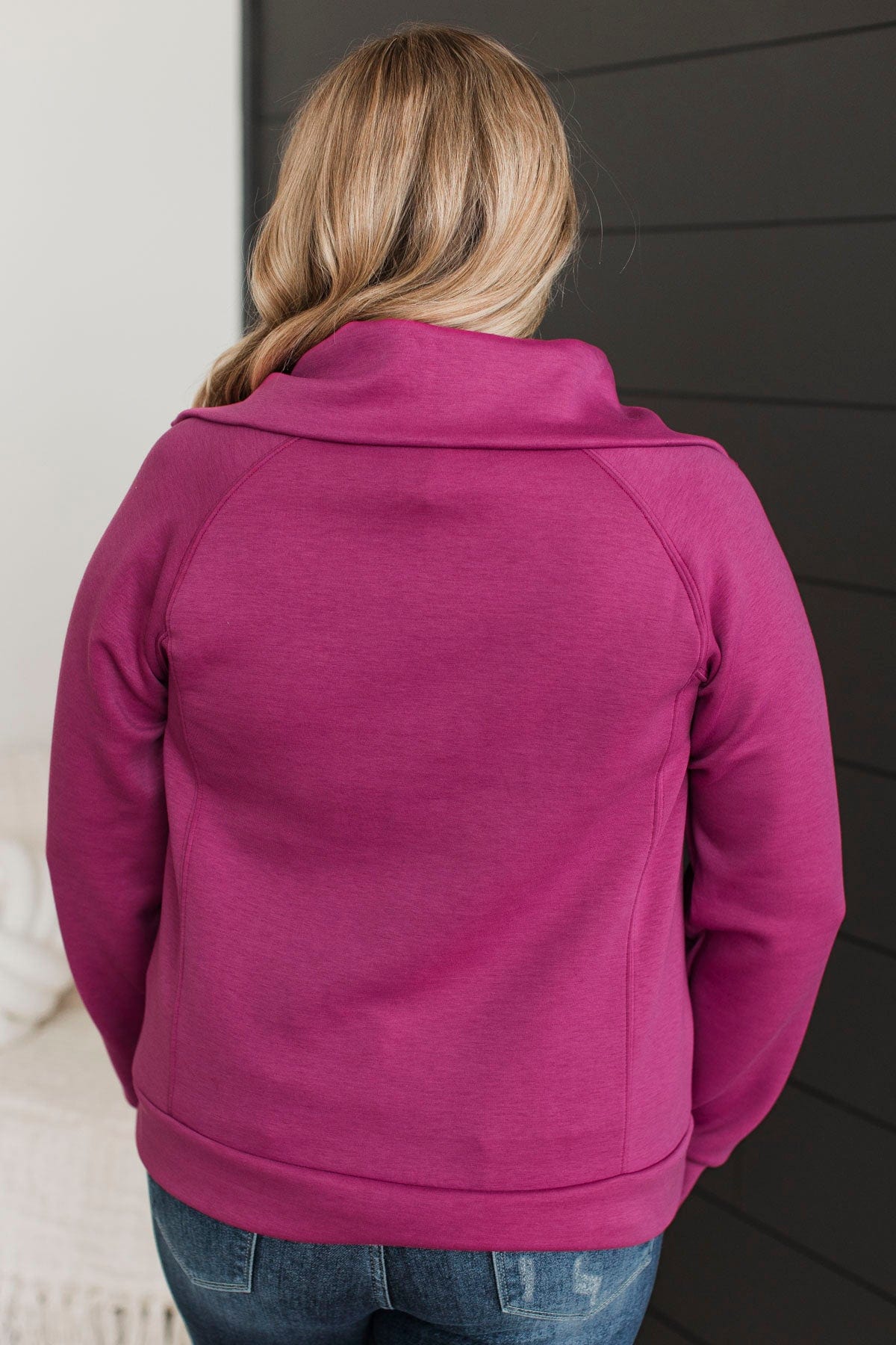 Boost Forward Quarter Zip Pullover- Magenta - Image 8