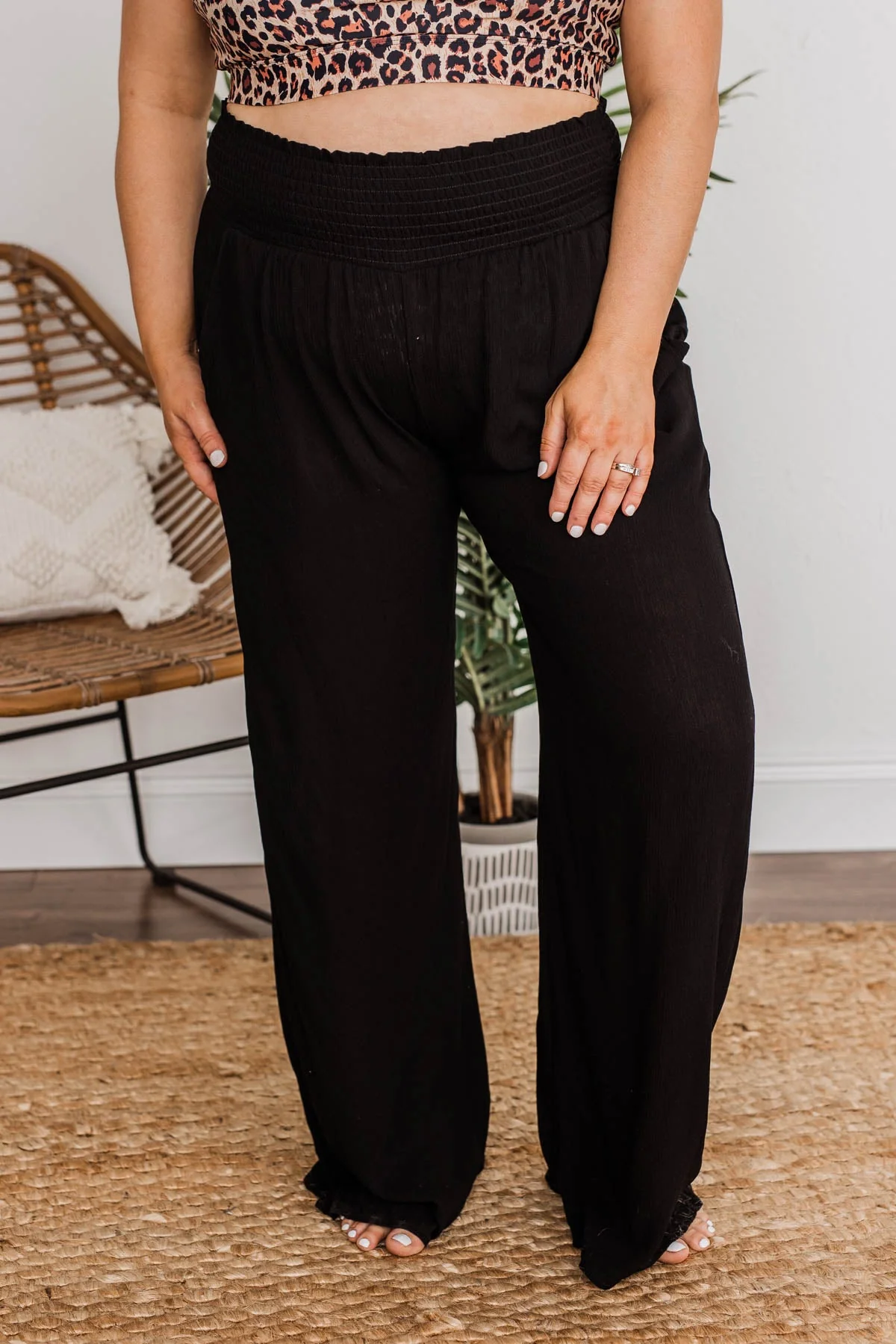 Brand New Me Wide Leg Pants- Black - Image 17