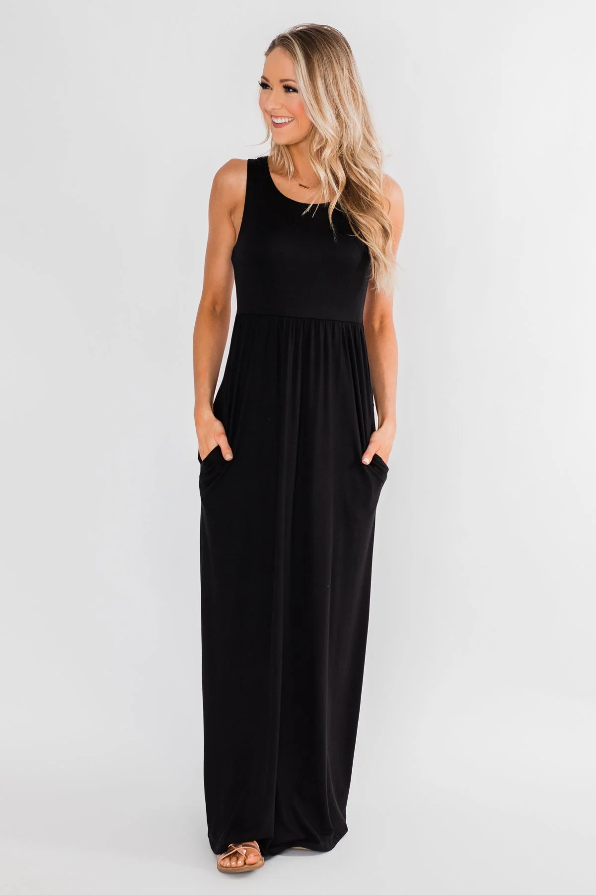 Brand New Start Crochet Maxi Dress- Neon Pink & Black - Image 4