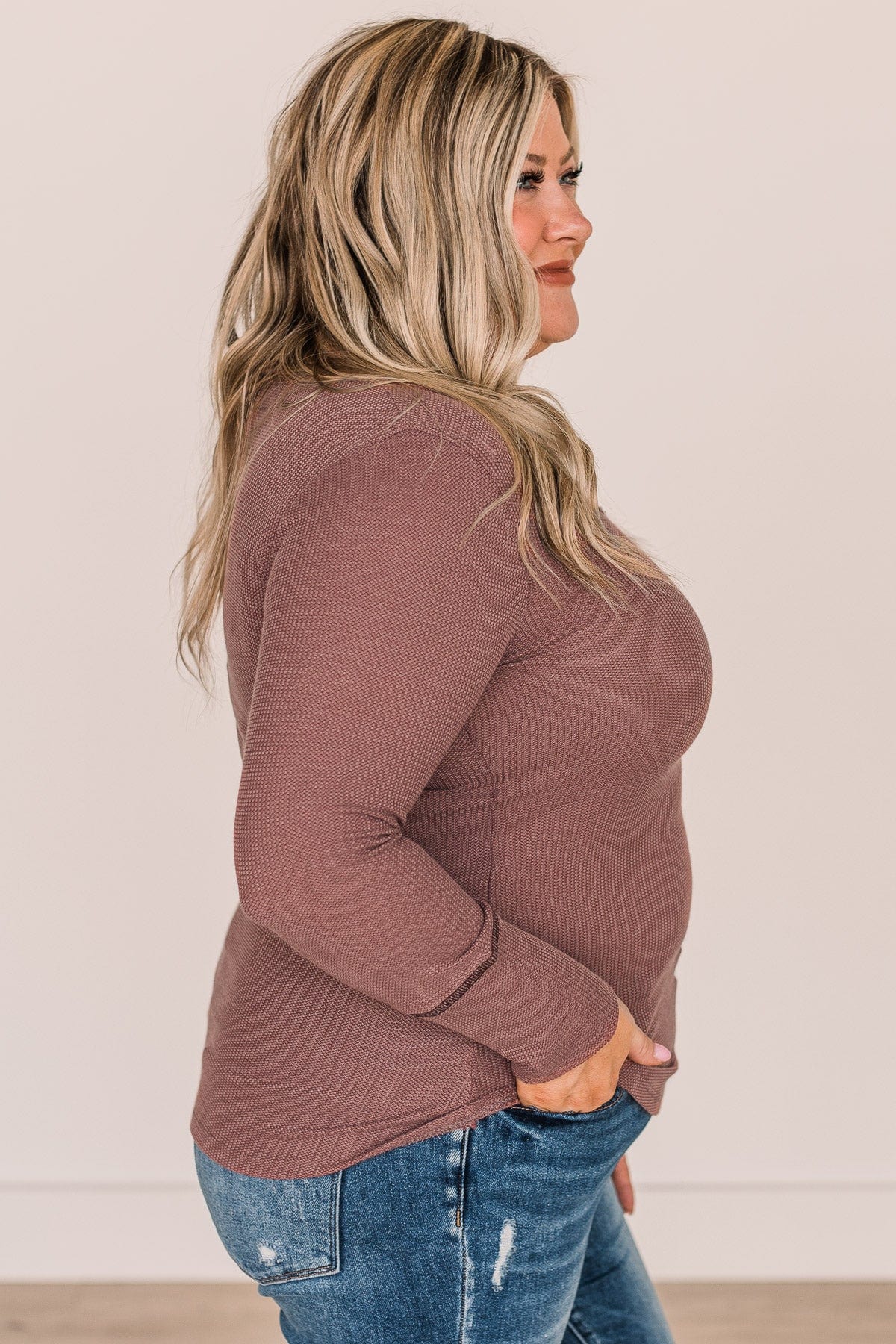 Breathtaking Views Button Top- Mulberry - Image 6