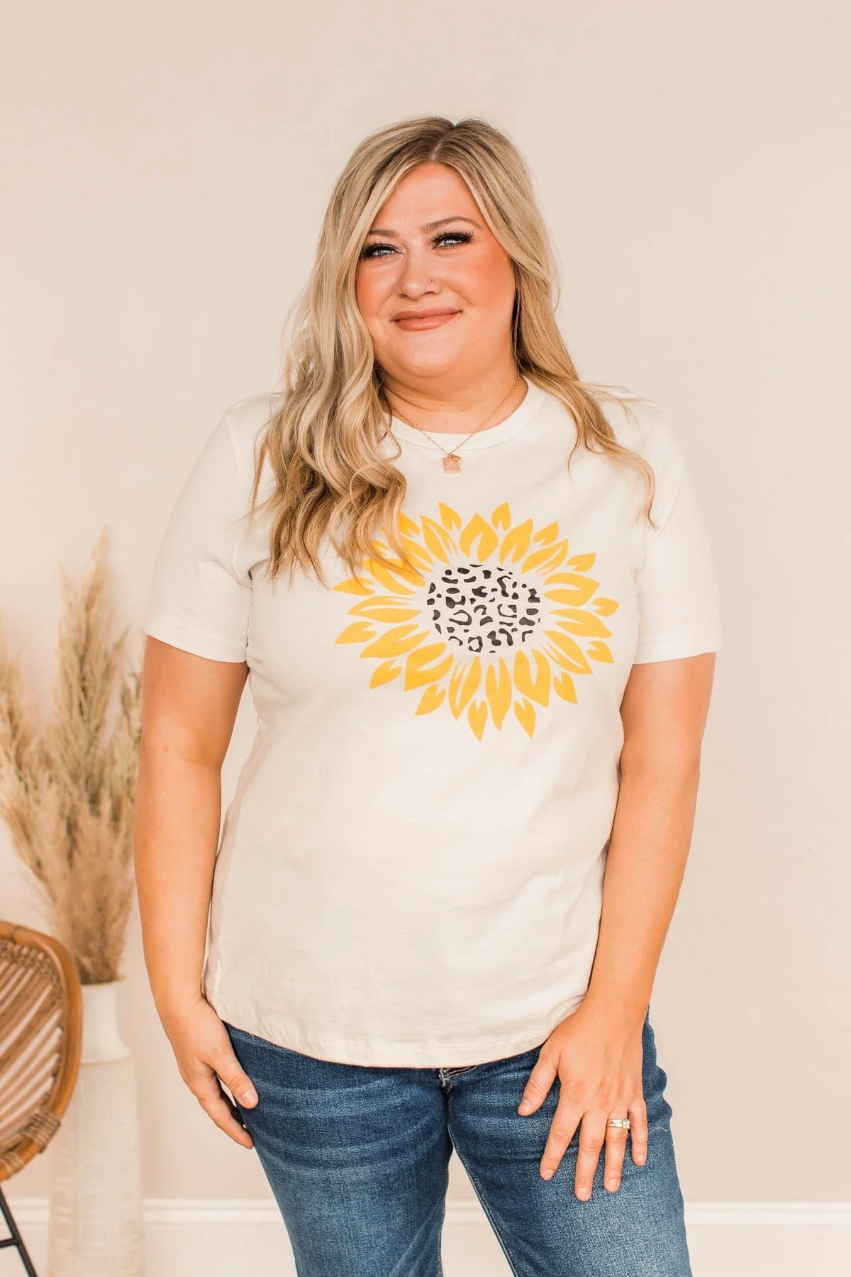Bright Sunshiny Day Printed Top- White - Image 6