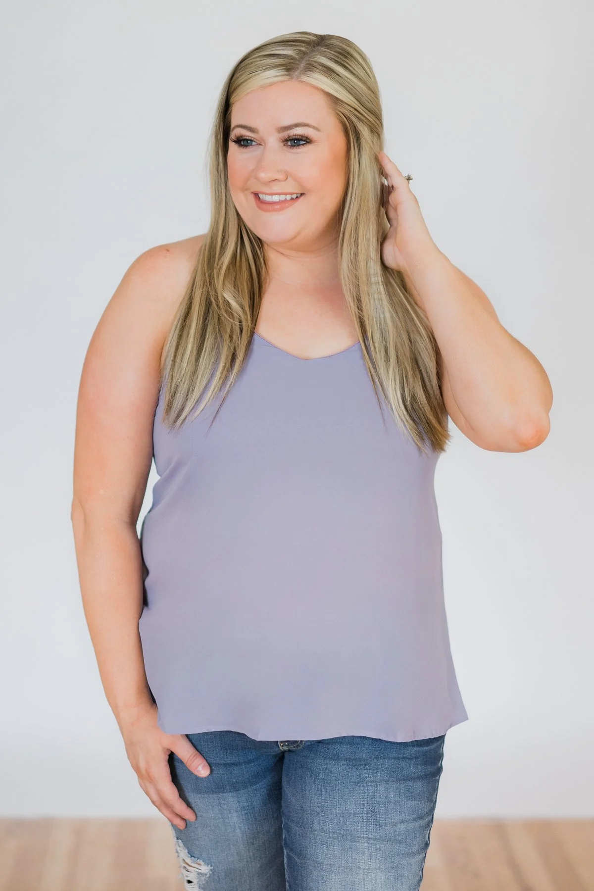 Brighten My Day Tank Top- Lilac - Image 7
