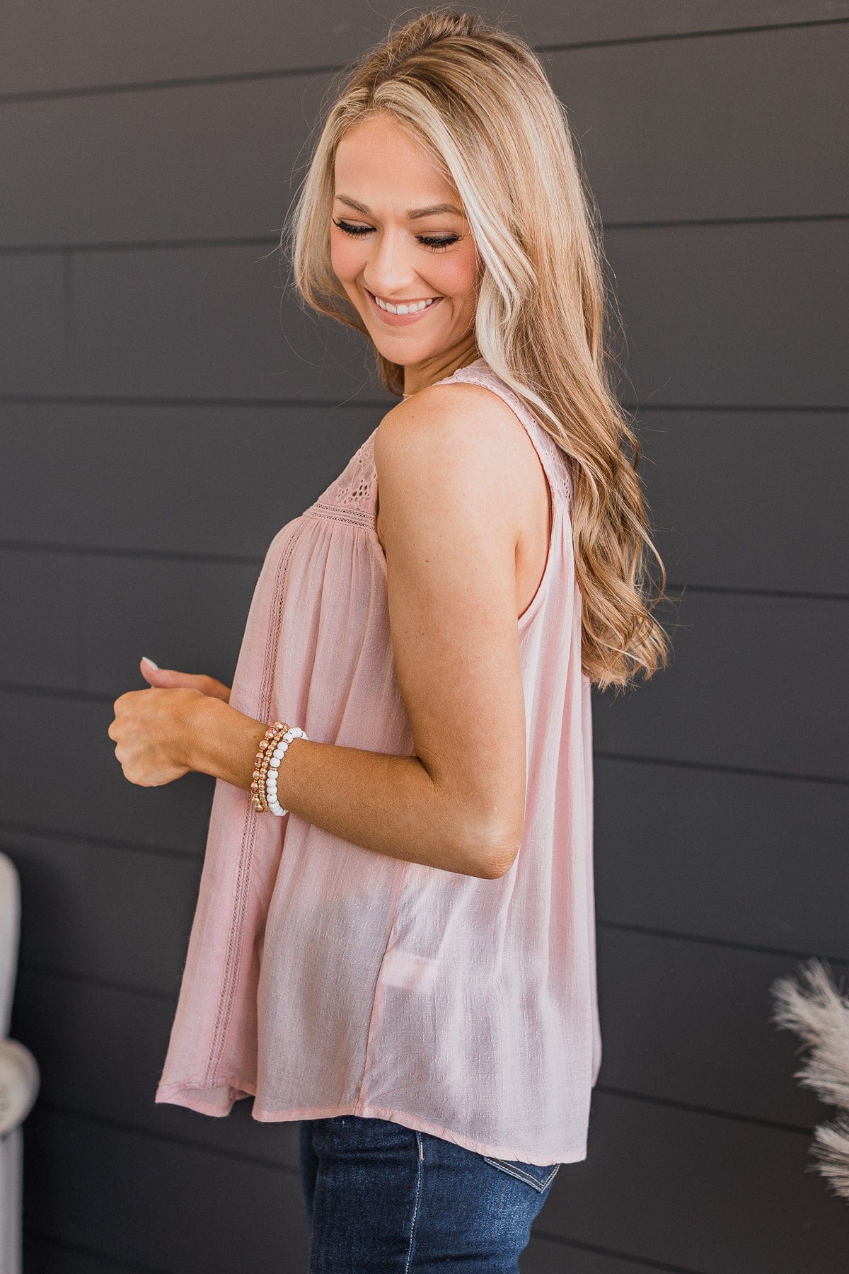 Bring Out The Best Knit Top- Baby Pink - Image 7