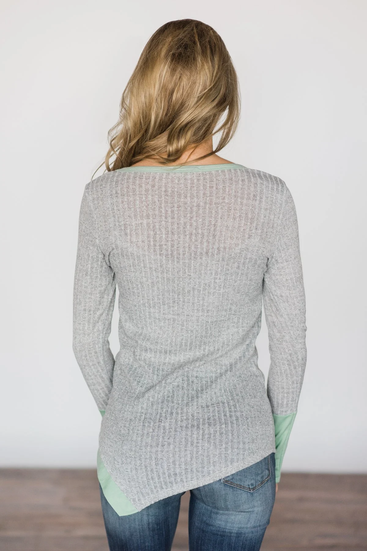 Bringing Back the Sunshine Thermal Top - Mint - Image 6
