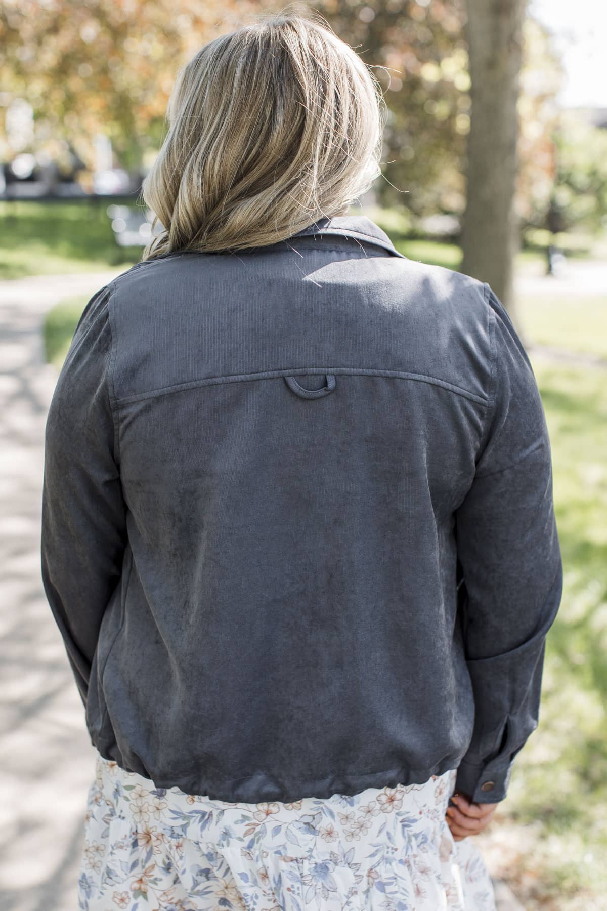 Brisk Morning Lightweight Zip Up Jacket- Midnight Blue - Image 8