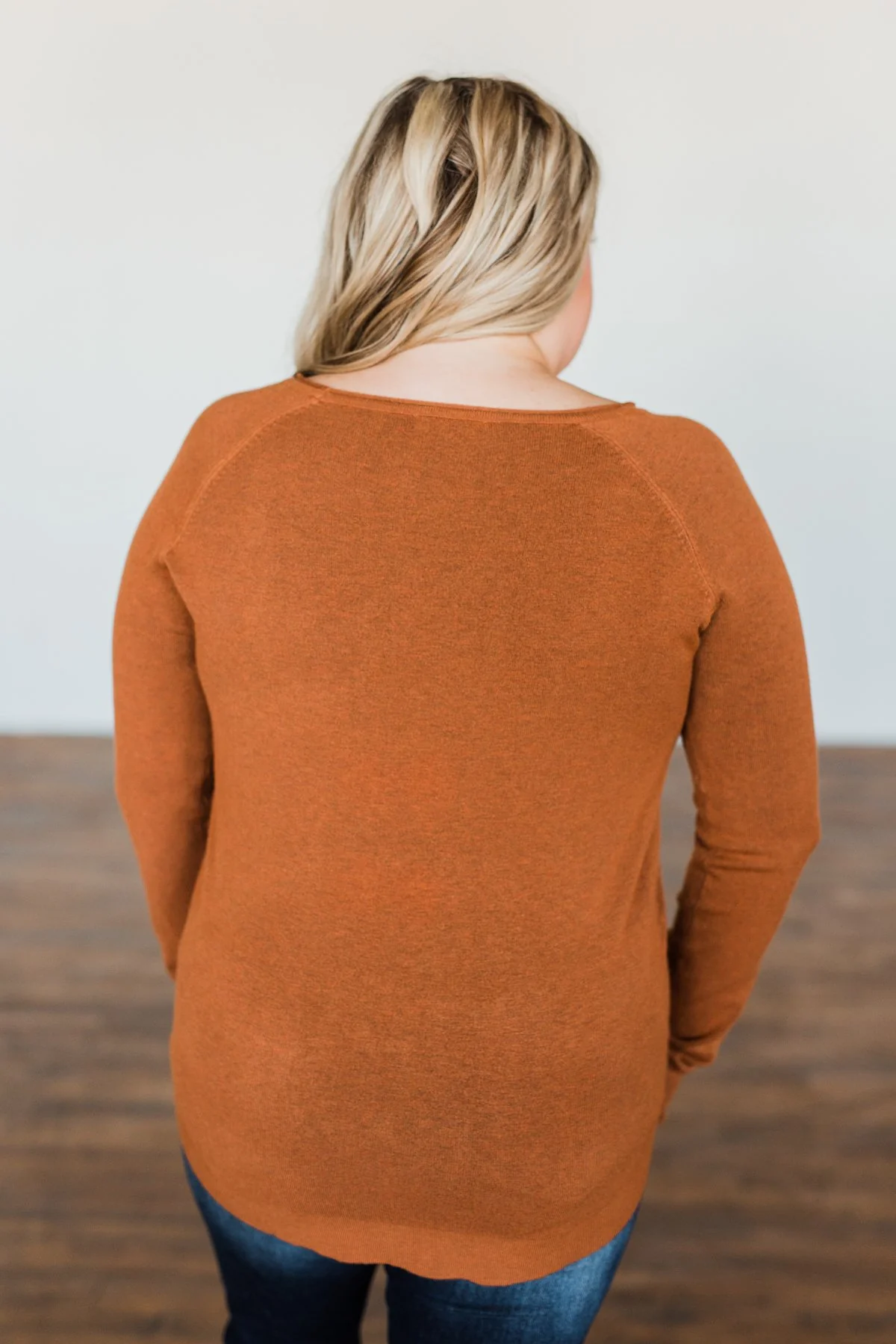 Butter Me Up Knit Sweater- Dark Camel - Image 8