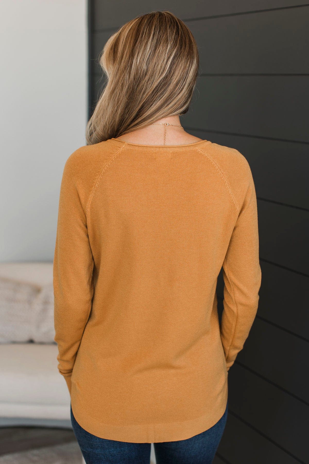 Butter Me Up Knit Sweater- Marigold - Image 7