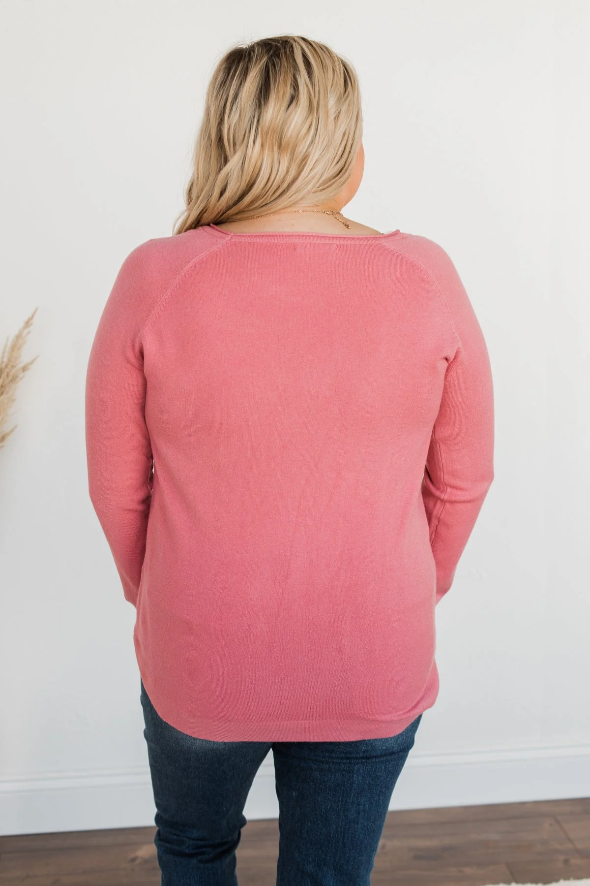Butter Me Up Knit Sweater- Pink - Image 10