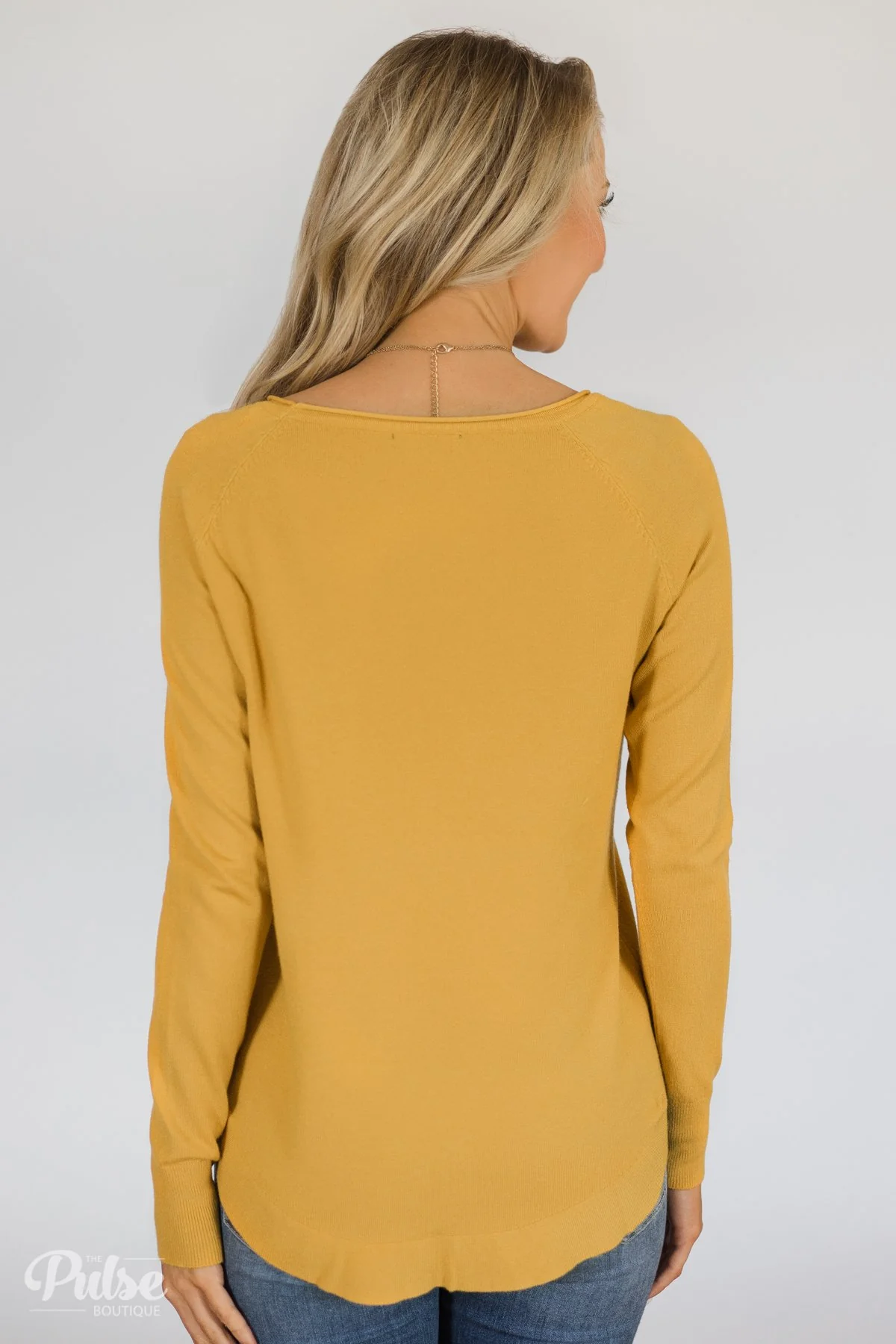 Butter Me Up Sweater- Honey Yellow - Image 10