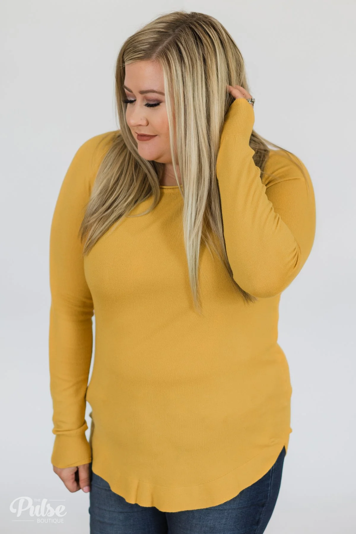 Butter Me Up Sweater- Honey Yellow - Image 12