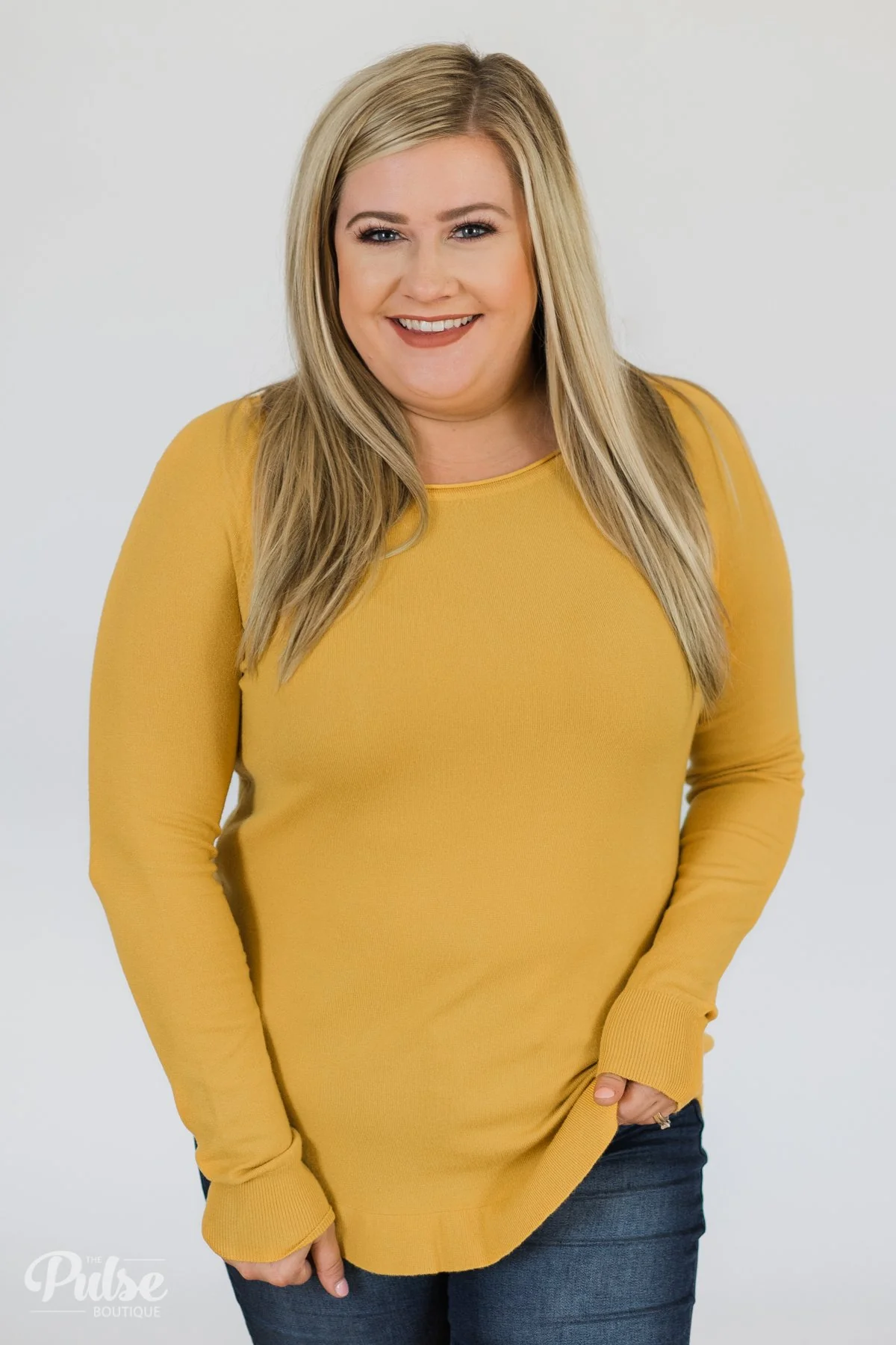 Butter Me Up Sweater- Honey Yellow - Image 2
