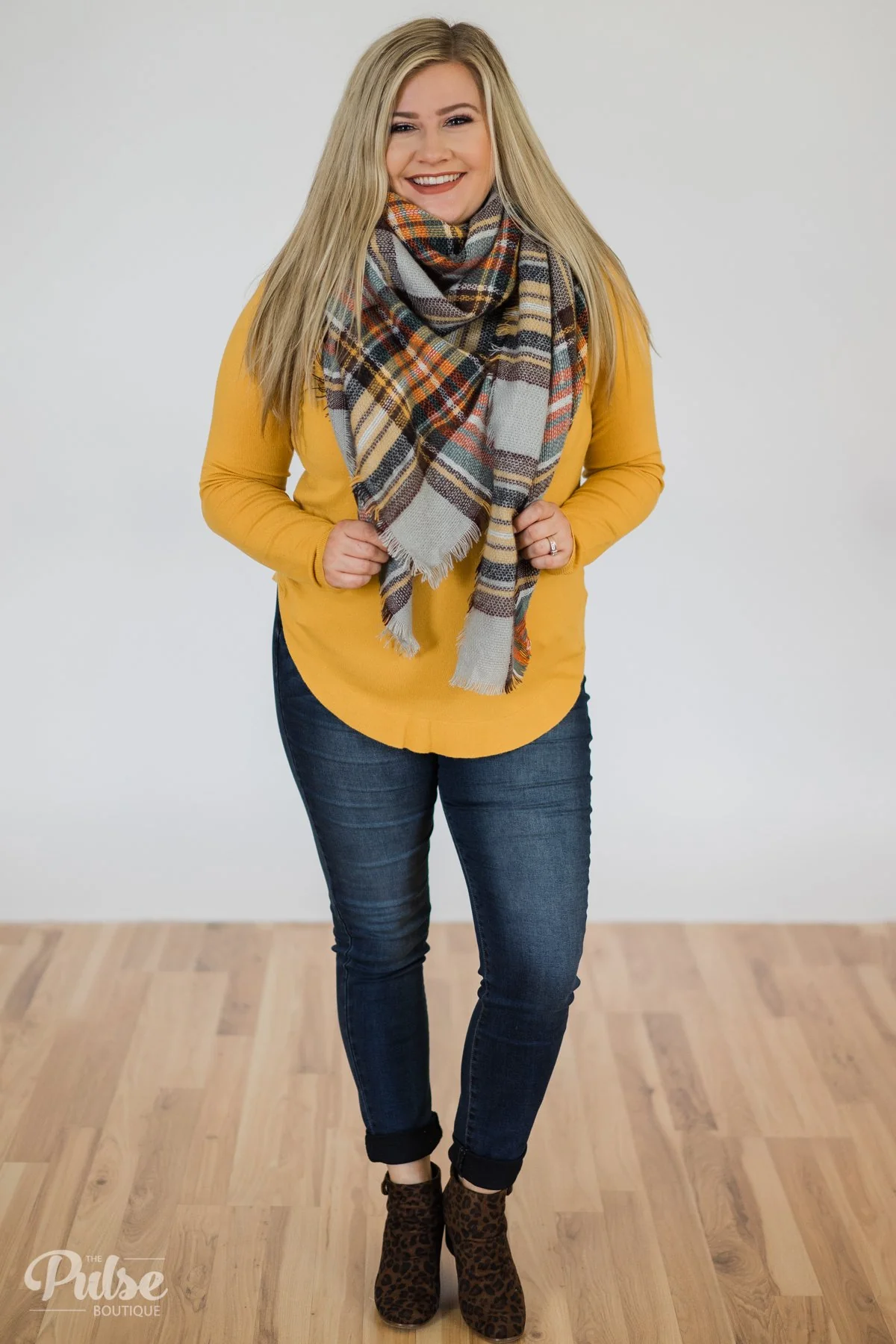 Butter Me Up Sweater- Honey Yellow - Image 6
