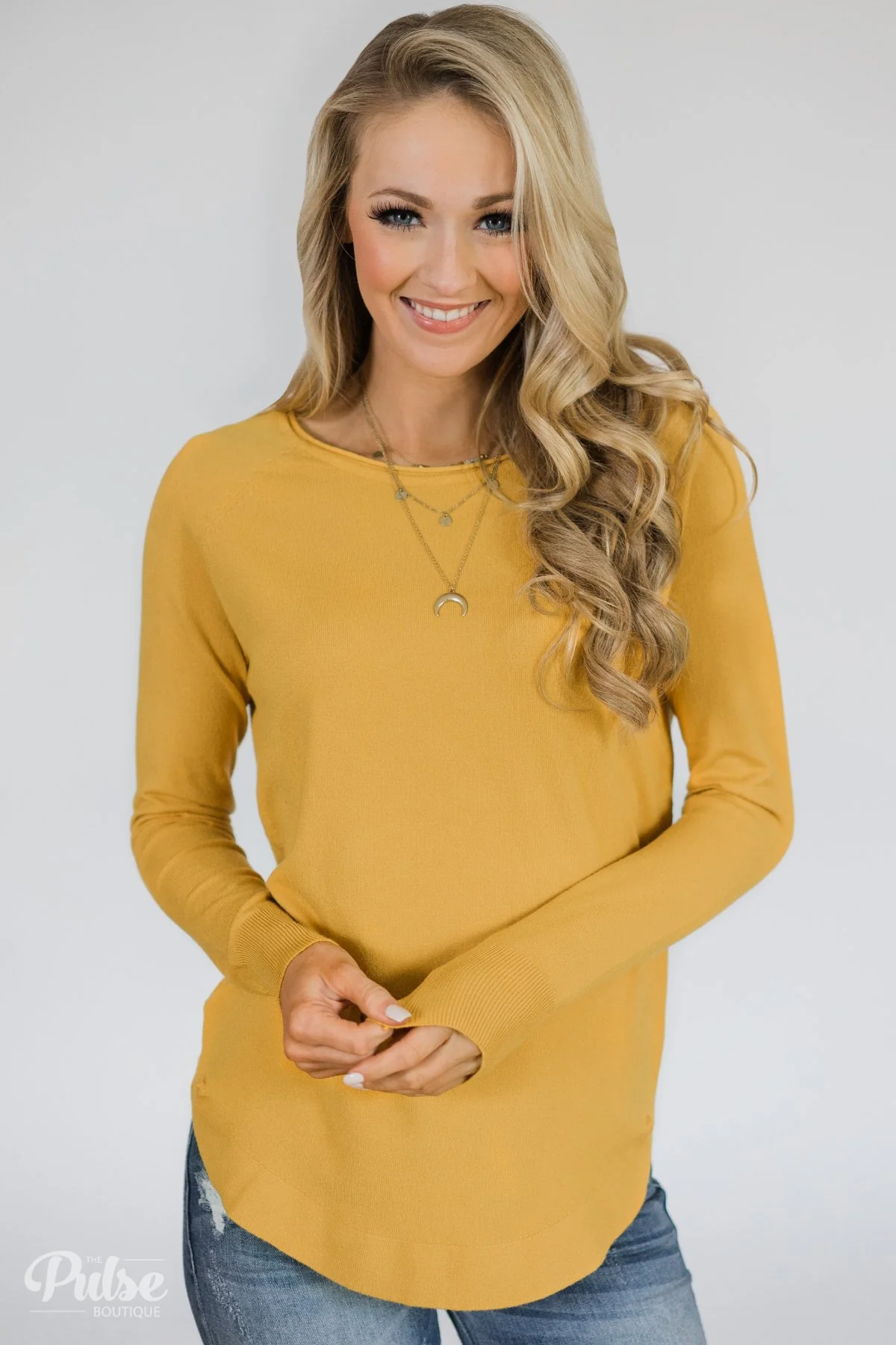 Butter Me Up Sweater- Honey Yellow - Image 8
