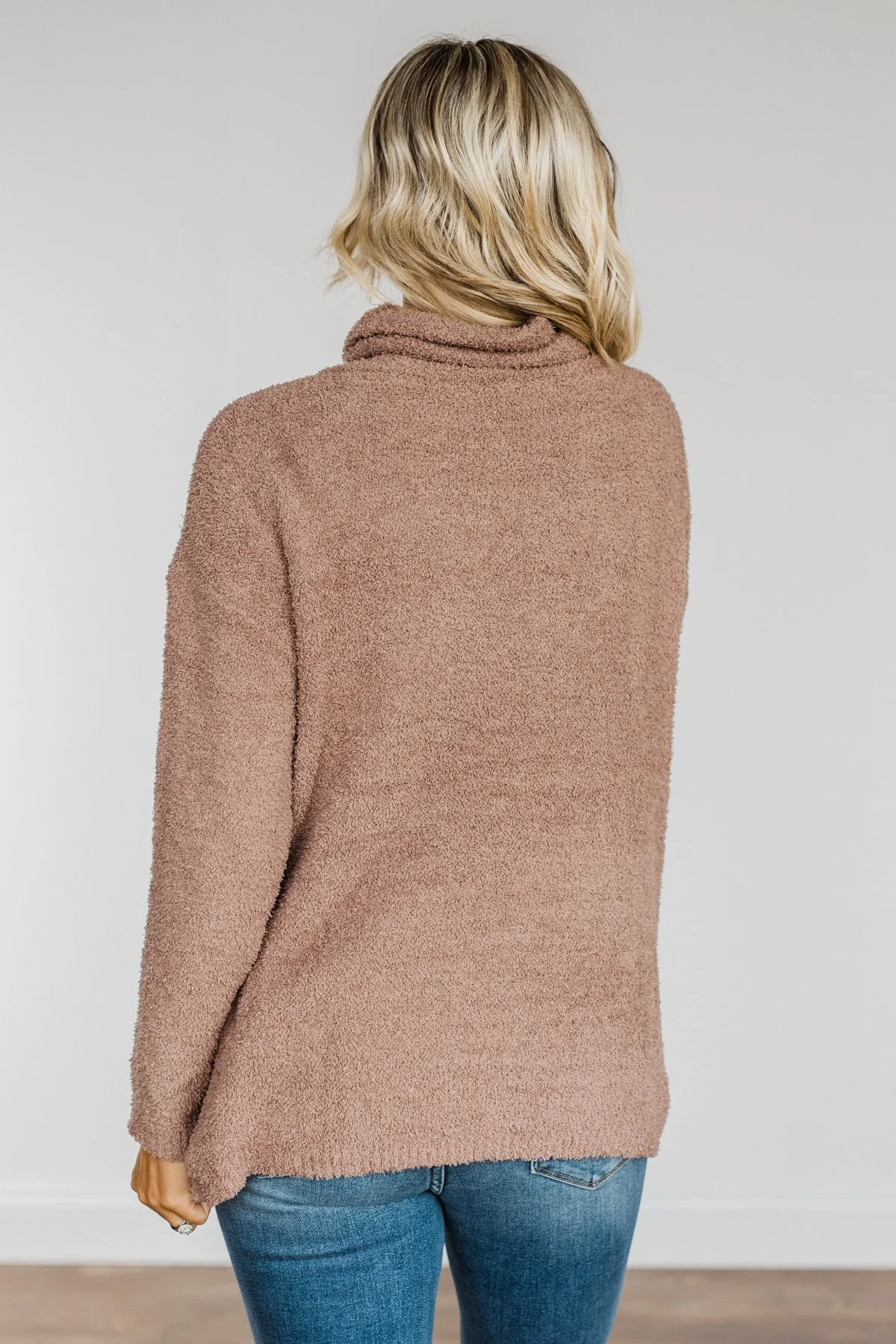 Cabin Cuddles Pullover Top- Mocha - Image 9