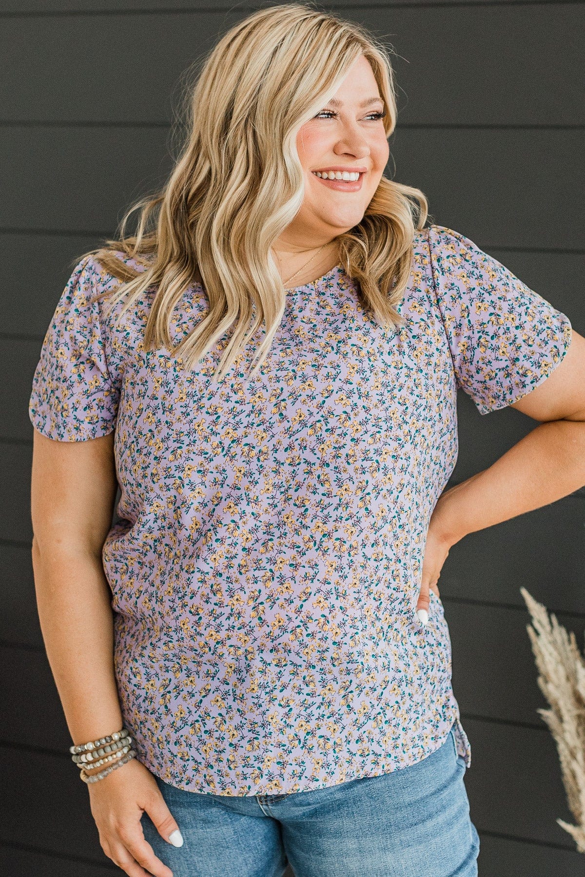 Calling For You Floral Top- Lavender - Image 4