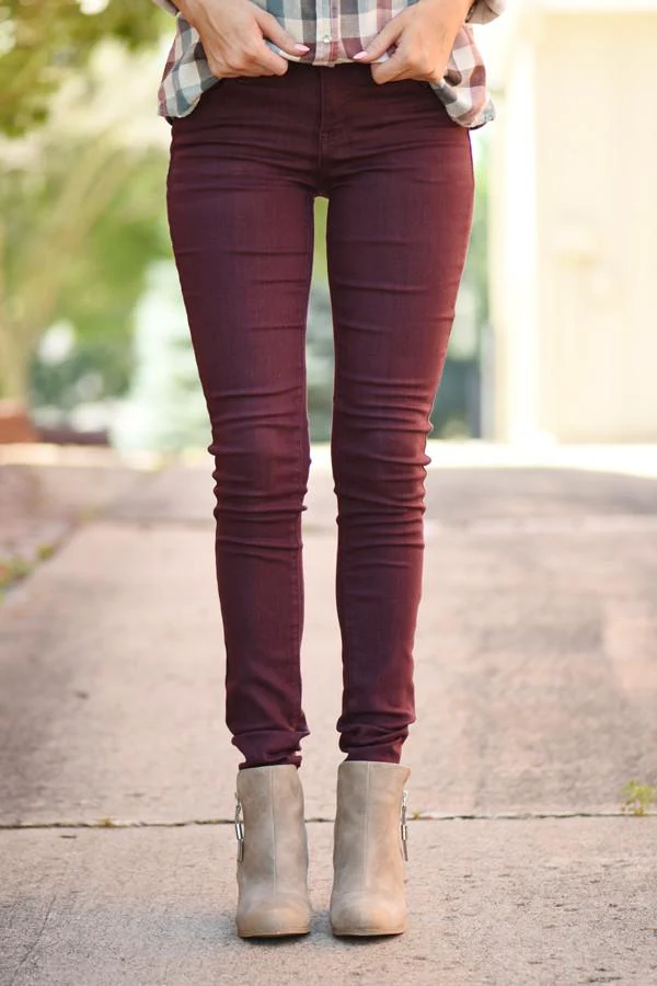 Calypso Pants ~ Burgundy - Image 2