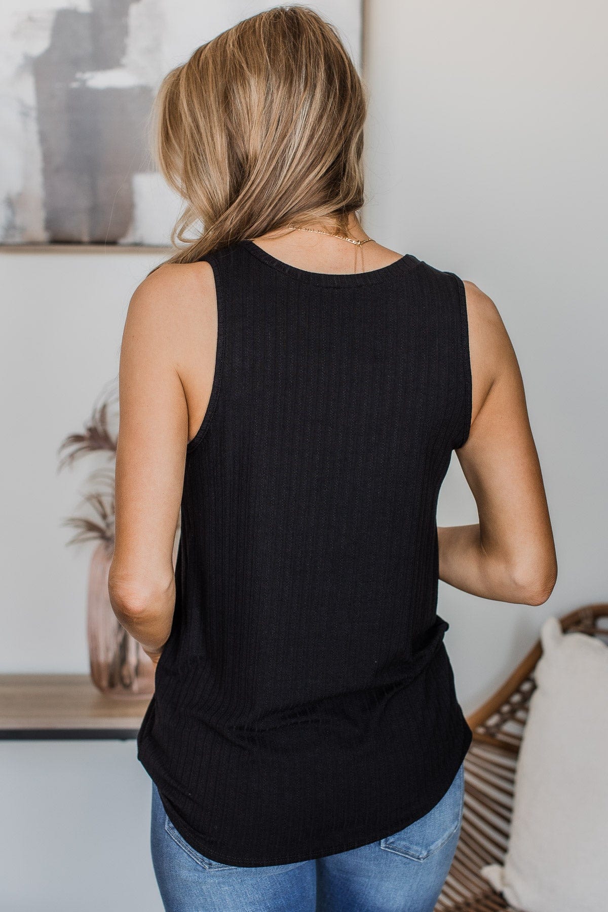 Came To Win V-Neck Tank- Black - Image 8