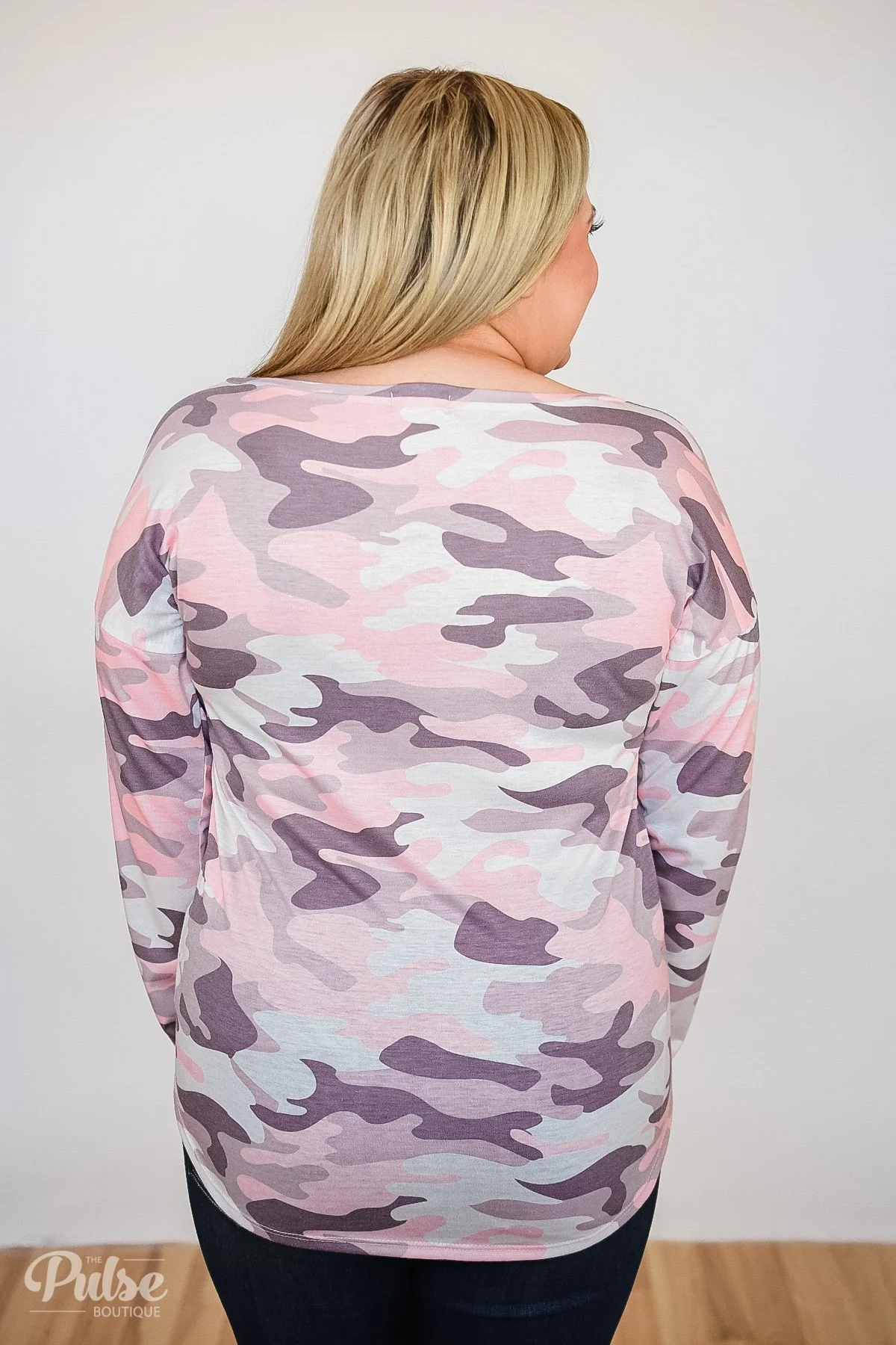 Can You See Me Now Camo Top- Pink - Image 11