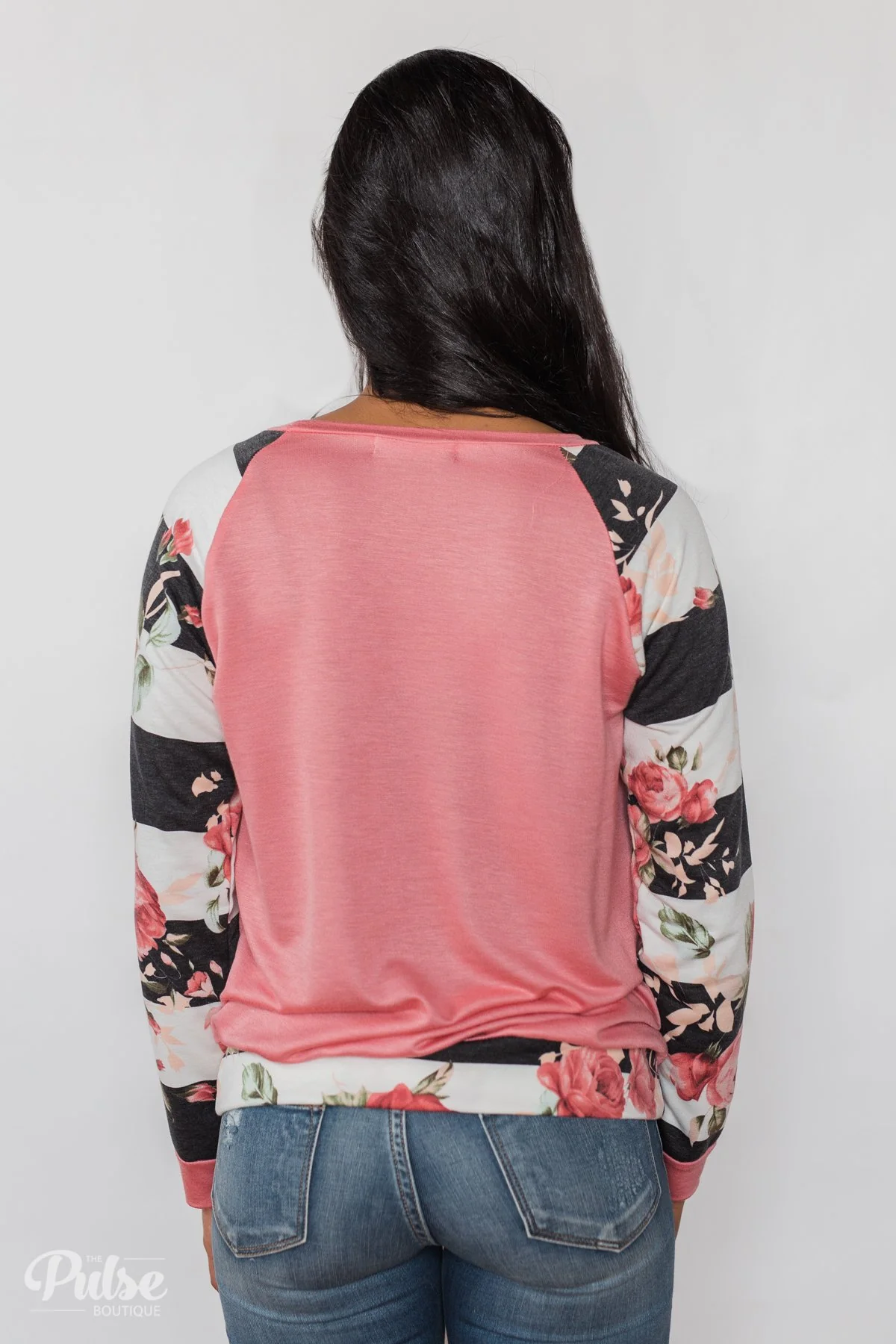 Can't Help Myself Long Sleeve Top- Pink - Image 11