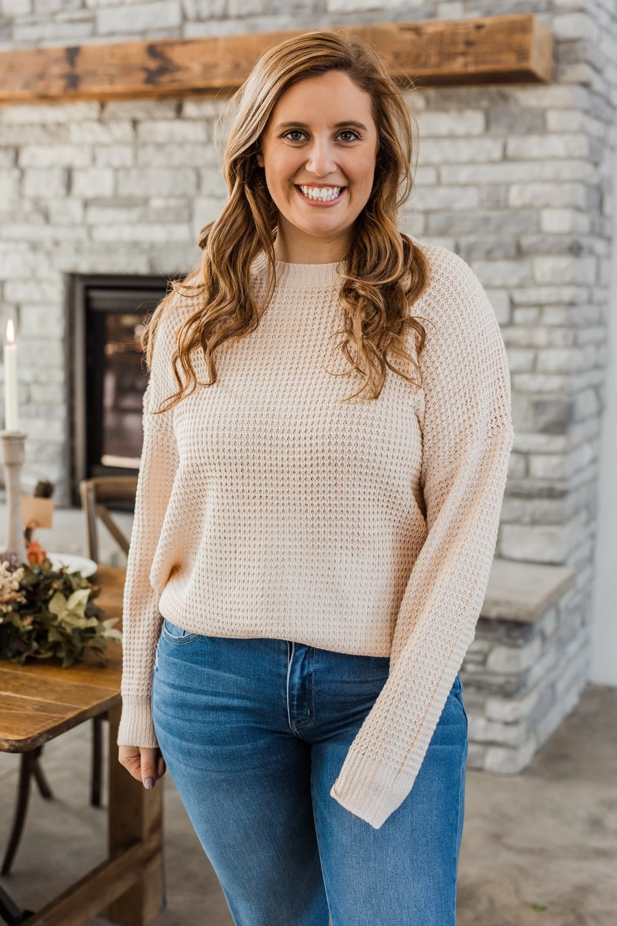 Captivating In Color Knit Sweater- Cream - Image 4