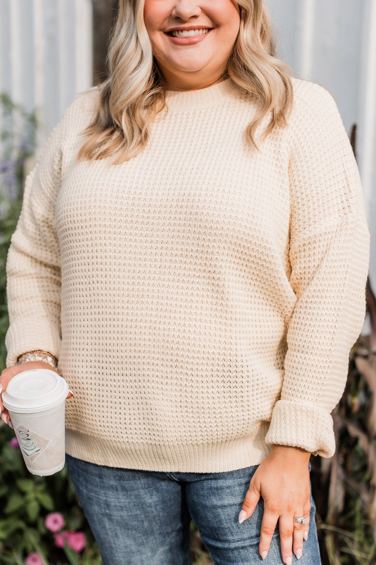 Captivating In Color Knit Sweater- Ivory - Image 3