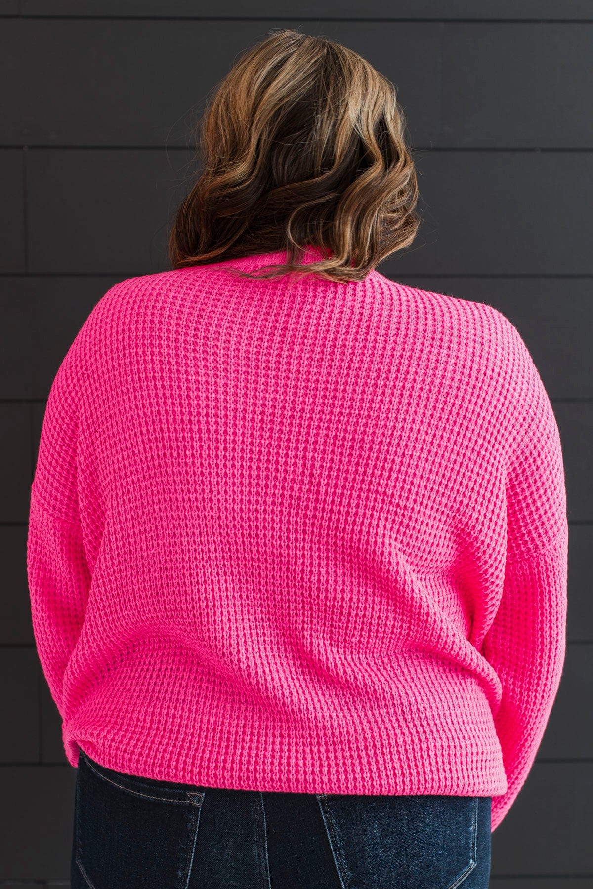 Captivating In Color Knit Sweater- Neon Pink - Image 13