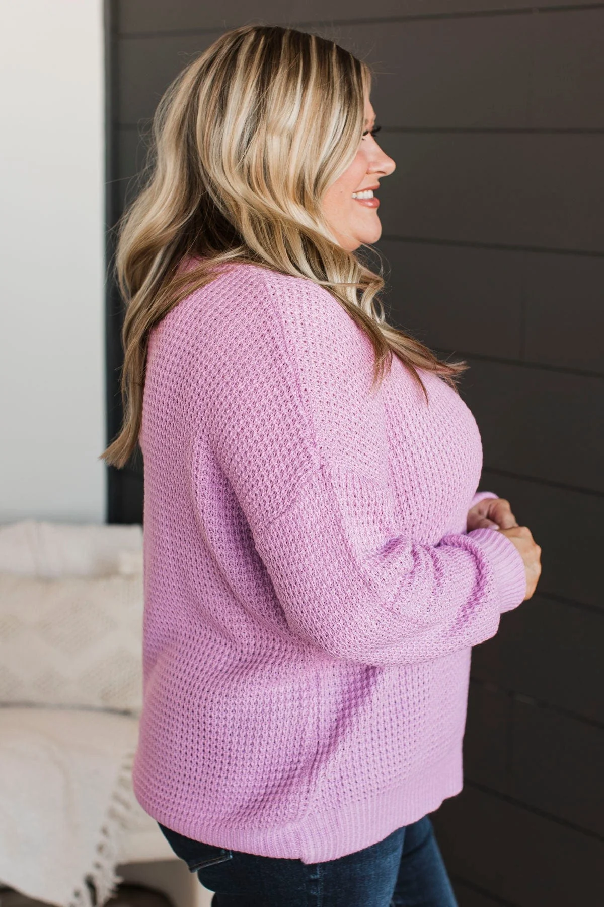 Captivating In Color Knit Sweater- Orchid - Image 6