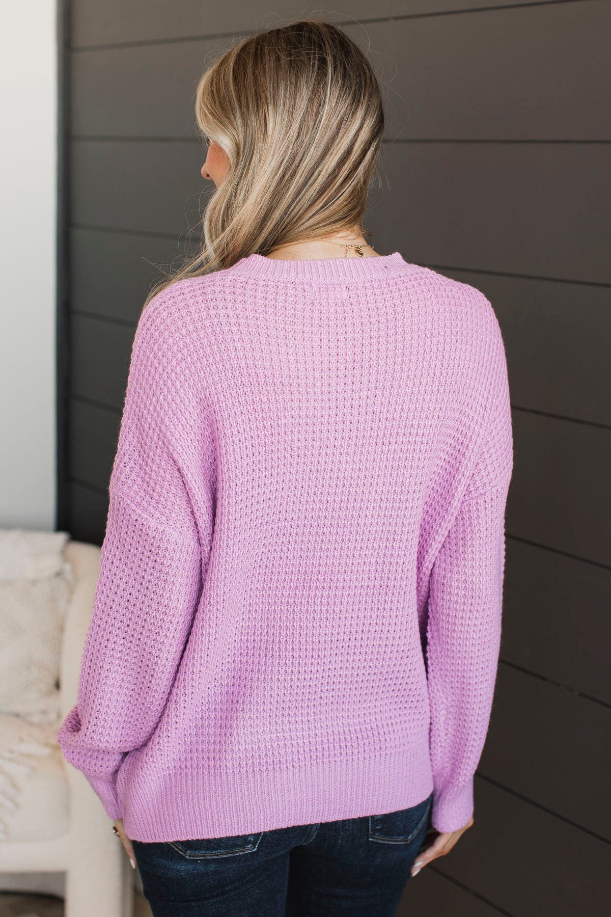 Captivating In Color Knit Sweater- Orchid - Image 9