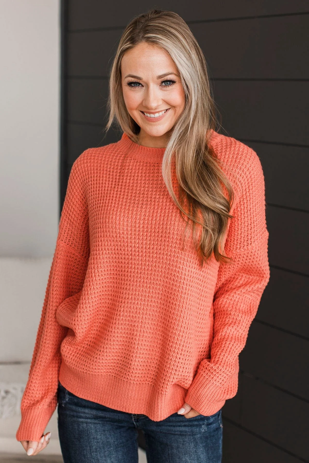 Captivating In Color Knit Sweater- Sherbet - Image 2