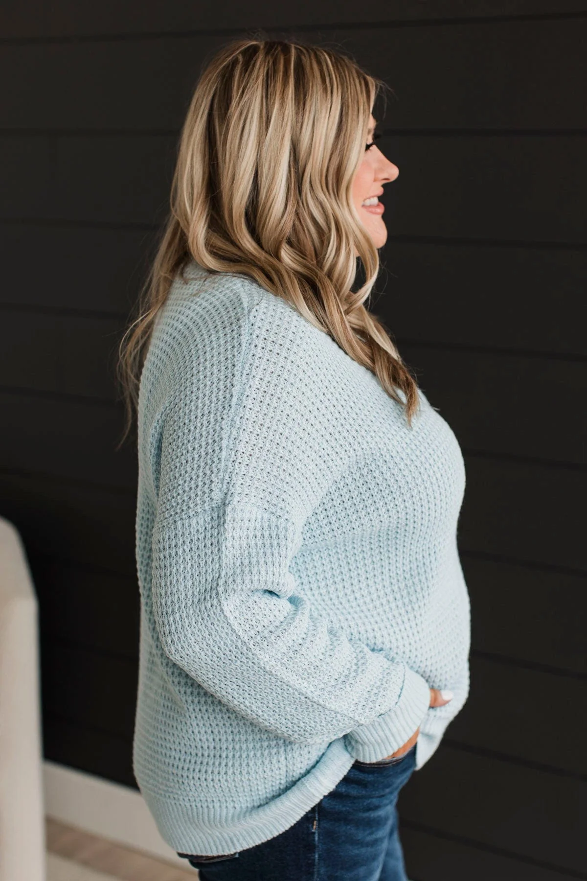 Captivating In Color Knit Sweater- Sky Blue - Image 6