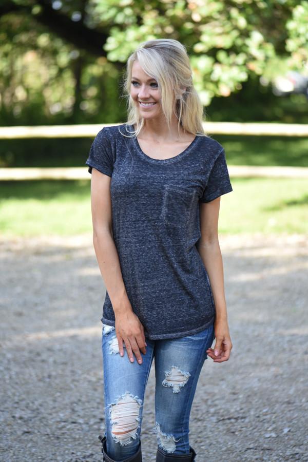 Casual Comfort - Black Tee - Image 2