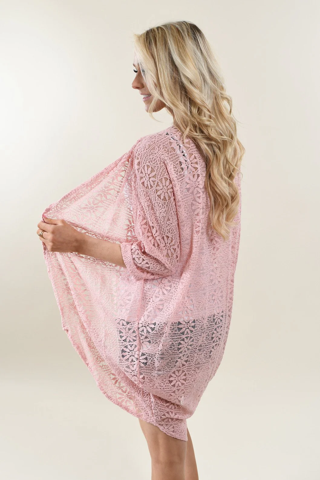 Casual Encounter Kimono ~ Pink - Image 8
