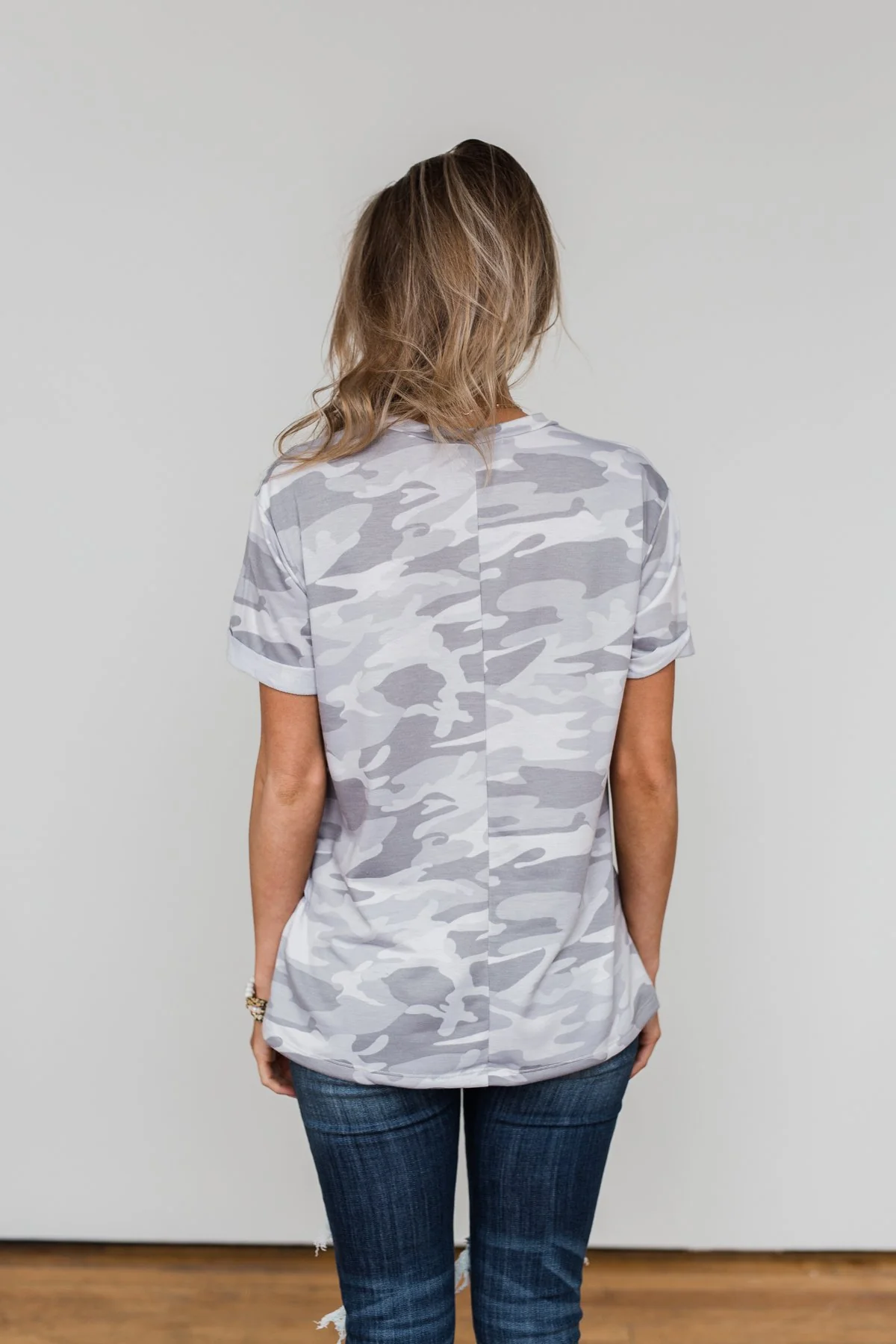 Catching Up With You Camo Top- Grey - Image 12