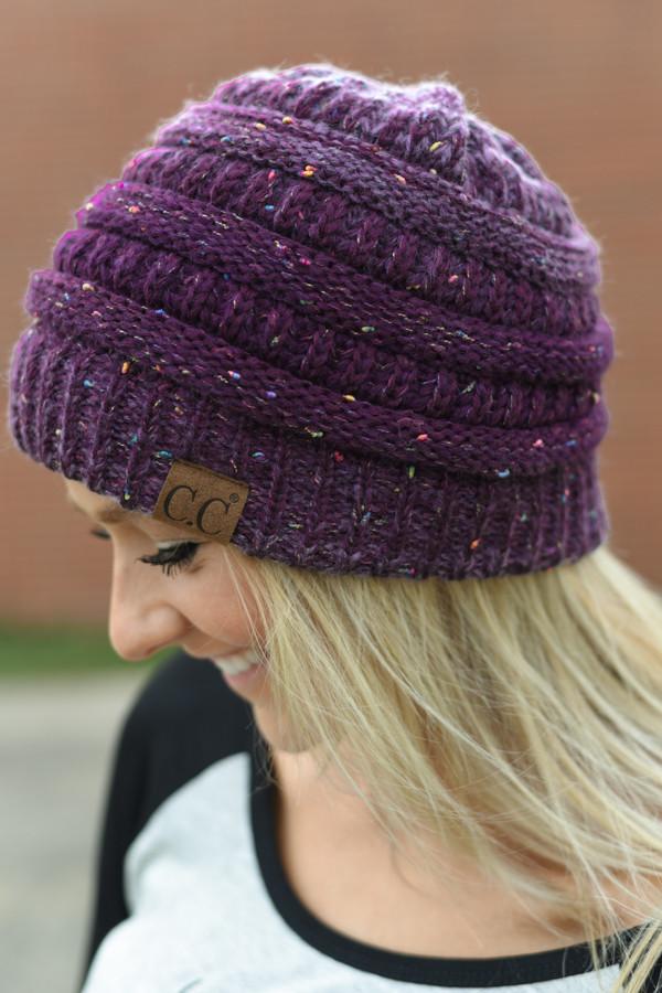 CC Beanie - Purple Speckle - Image 2