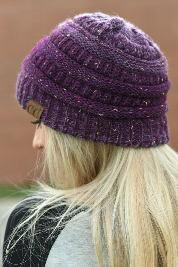CC Beanie - Purple Speckle - Image 4